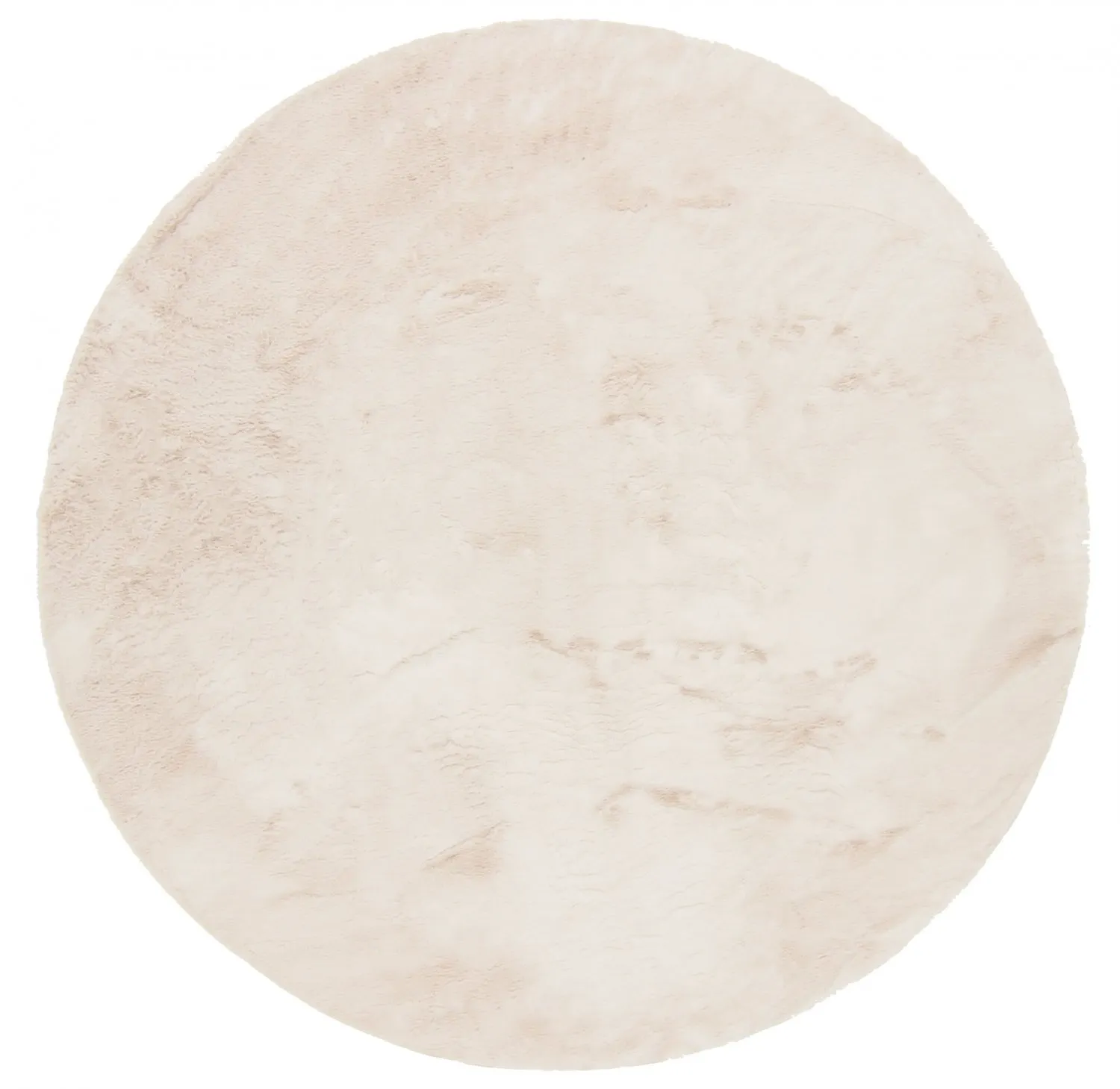 Ronde vloerkleden - Aranga Super Soft Fur (beige)