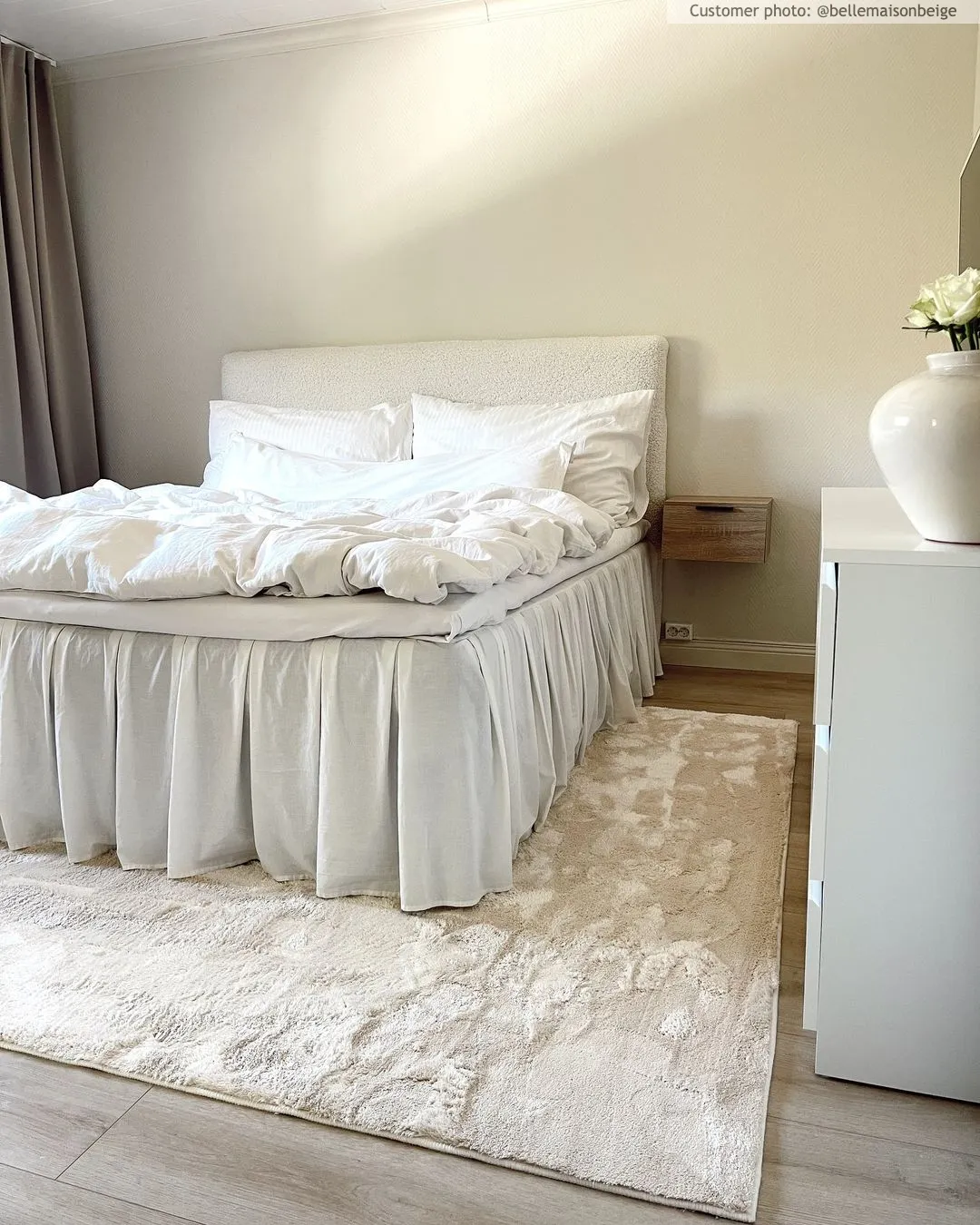 Hoogpolig vloerkleed - Aranga Super Soft Fur (beige)