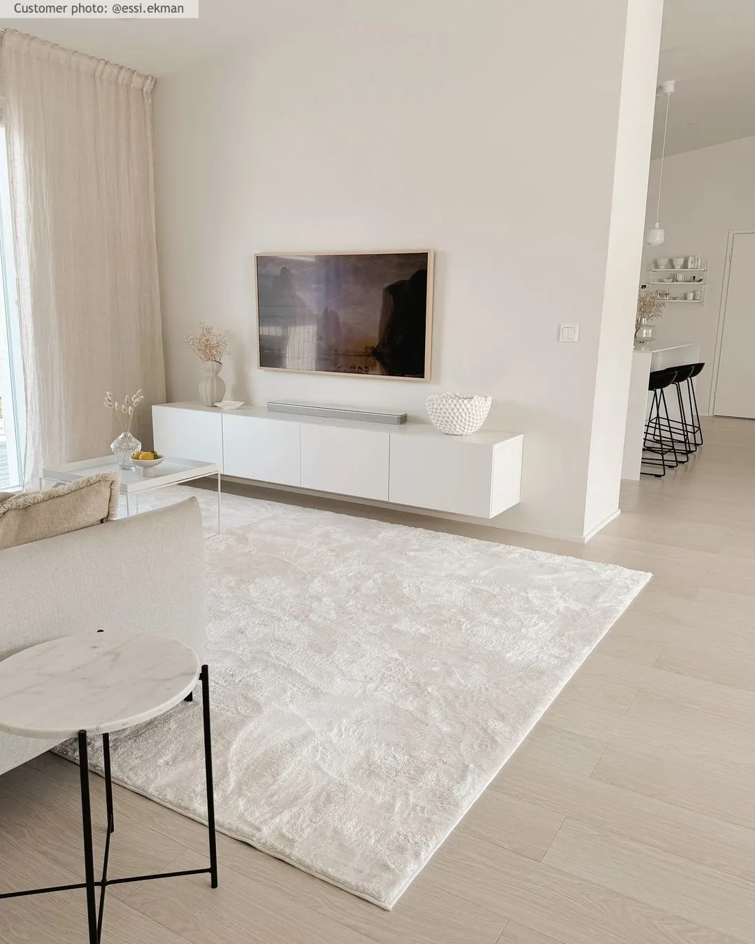 Hoogpolig vloerkleed - Aranga Super Soft Fur (wit)