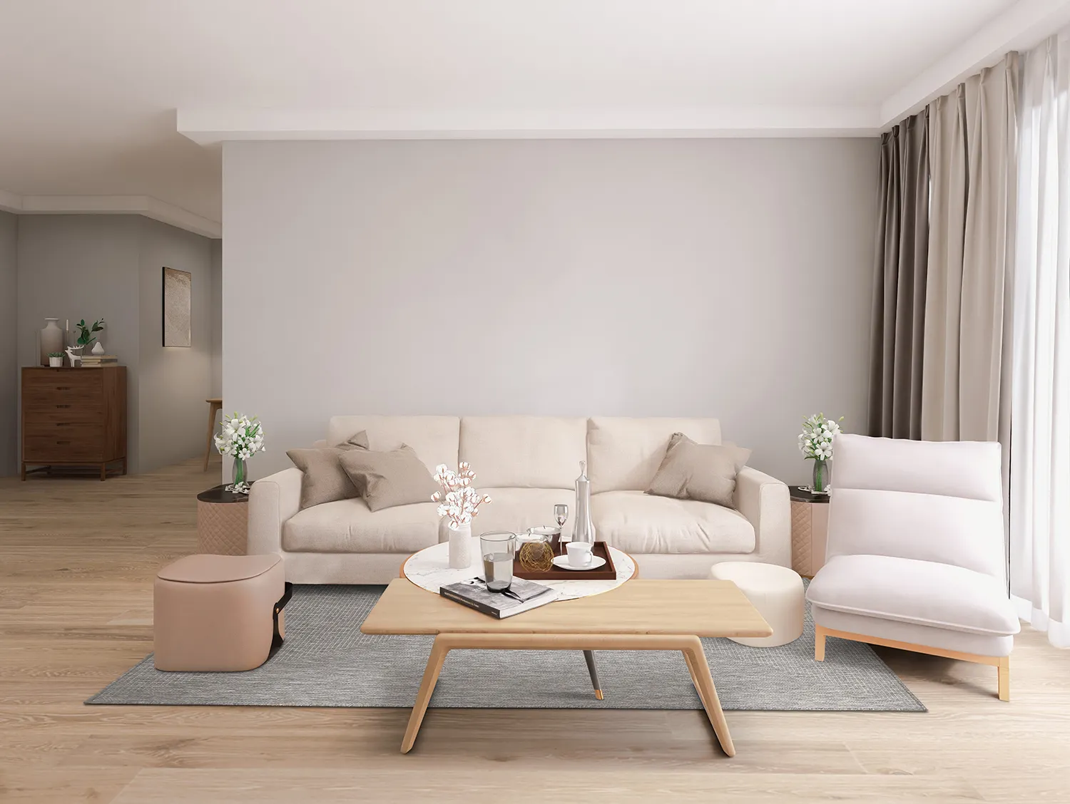 Vloerkleden voor binnen en buiten - Arlo (grijs)