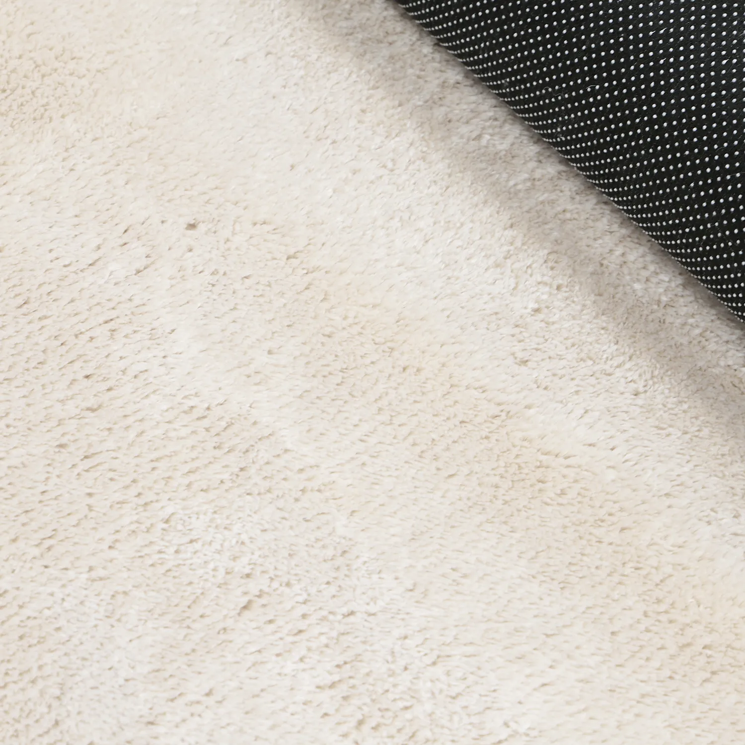 Asymmetrisch Golvend Shaggy Vloerkleed - Aranga Super Soft Fur (beige)