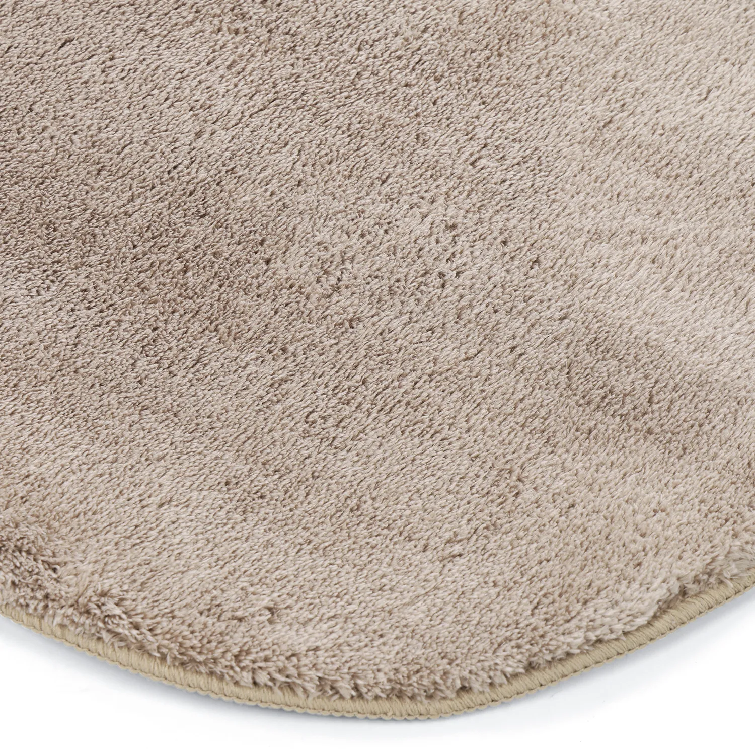 Asymmetrisch Golvend Shaggy Vloerkleed - Aranga Super Soft Fur (bruin)