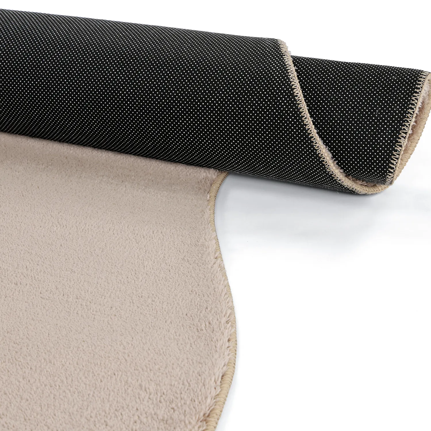 Asymmetrisch Golvend Shaggy Vloerkleed - Aranga Super Soft Fur (bruin)