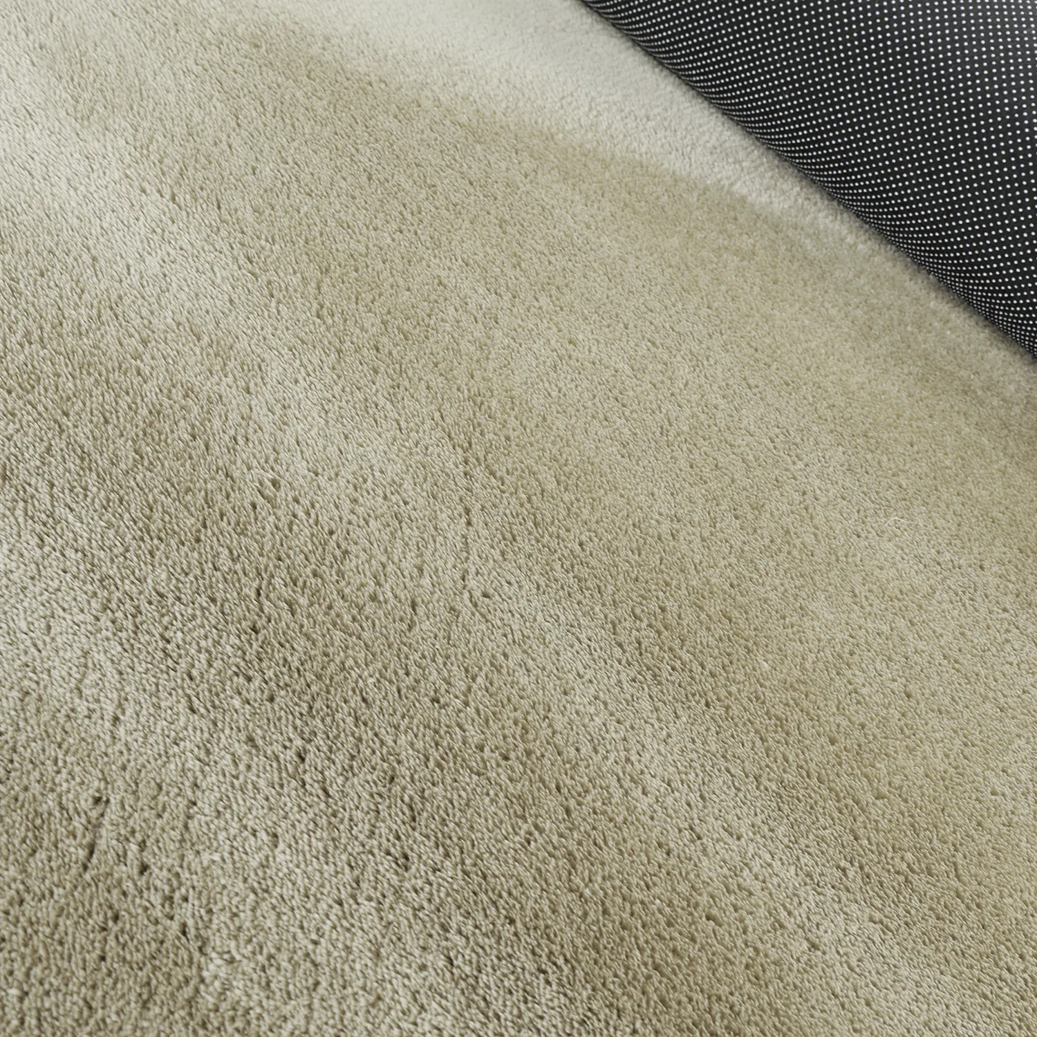 Asymmetrisch Golvend Shaggy Vloerkleed - Aranga Super Soft Fur (lichtgroen)