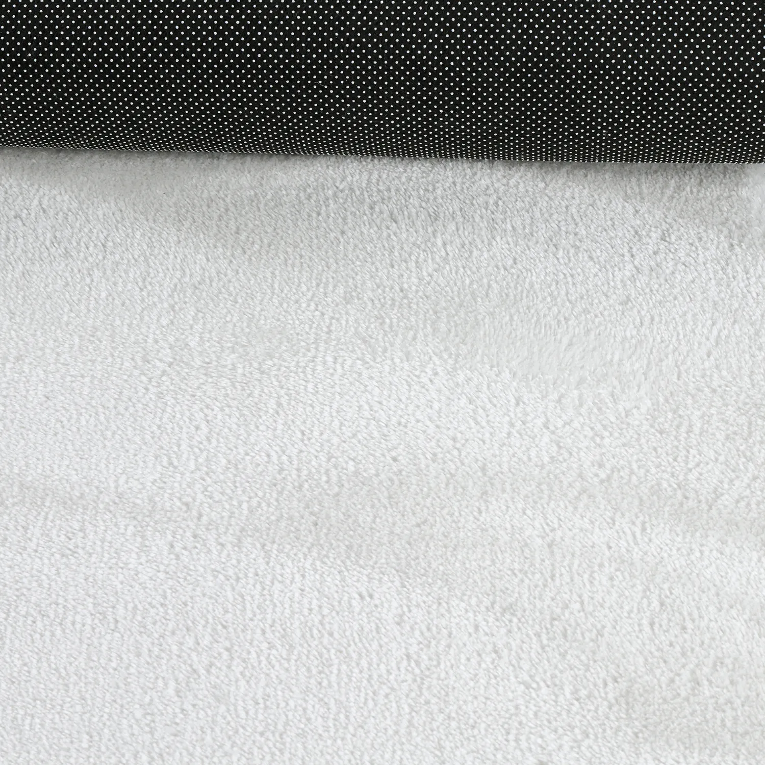 Asymmetrisch Golvend Shaggy Vloerkleed - Aranga Super Soft Fur (wit)