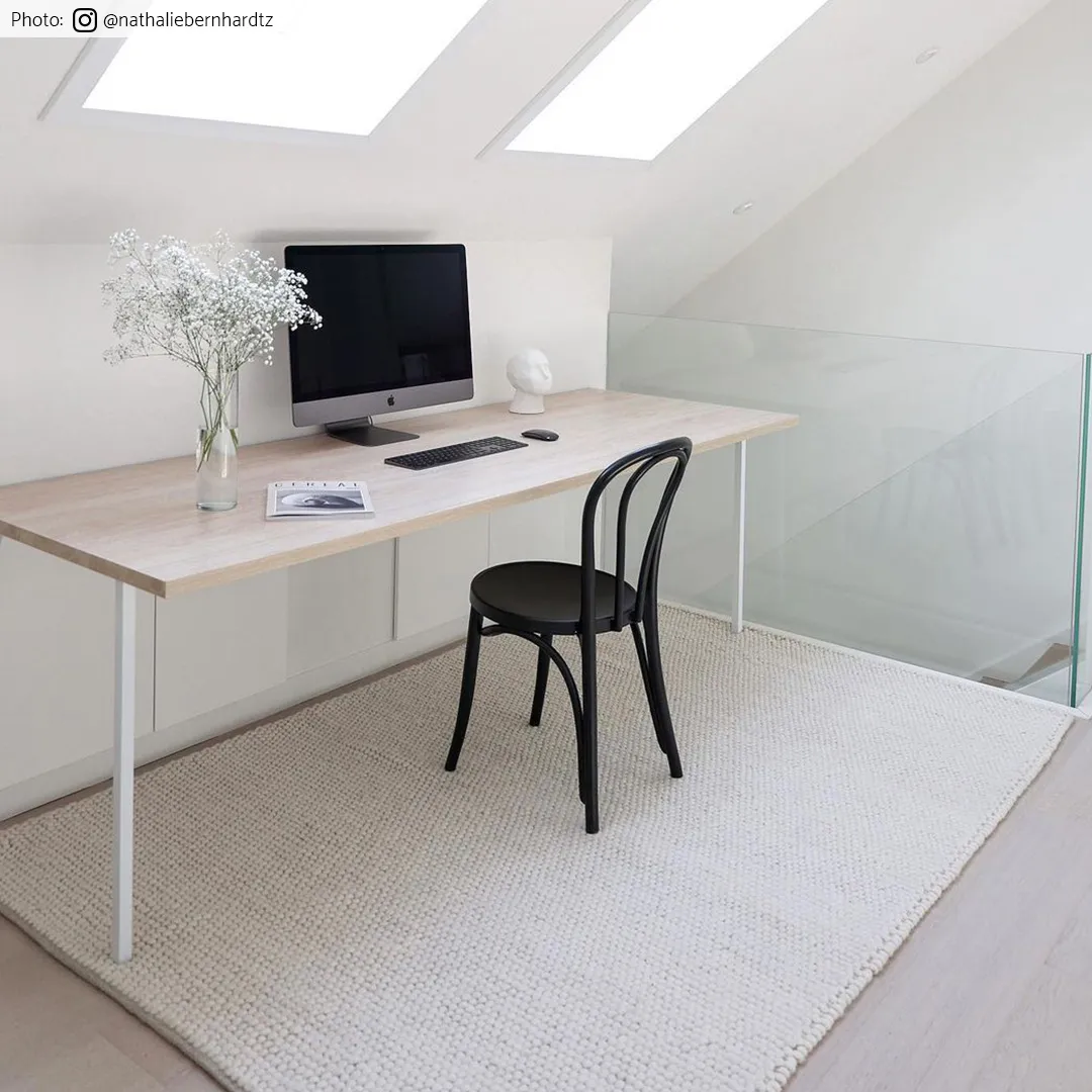 Wollen-vloerkleed - Avafors Wool Bubble (beige)