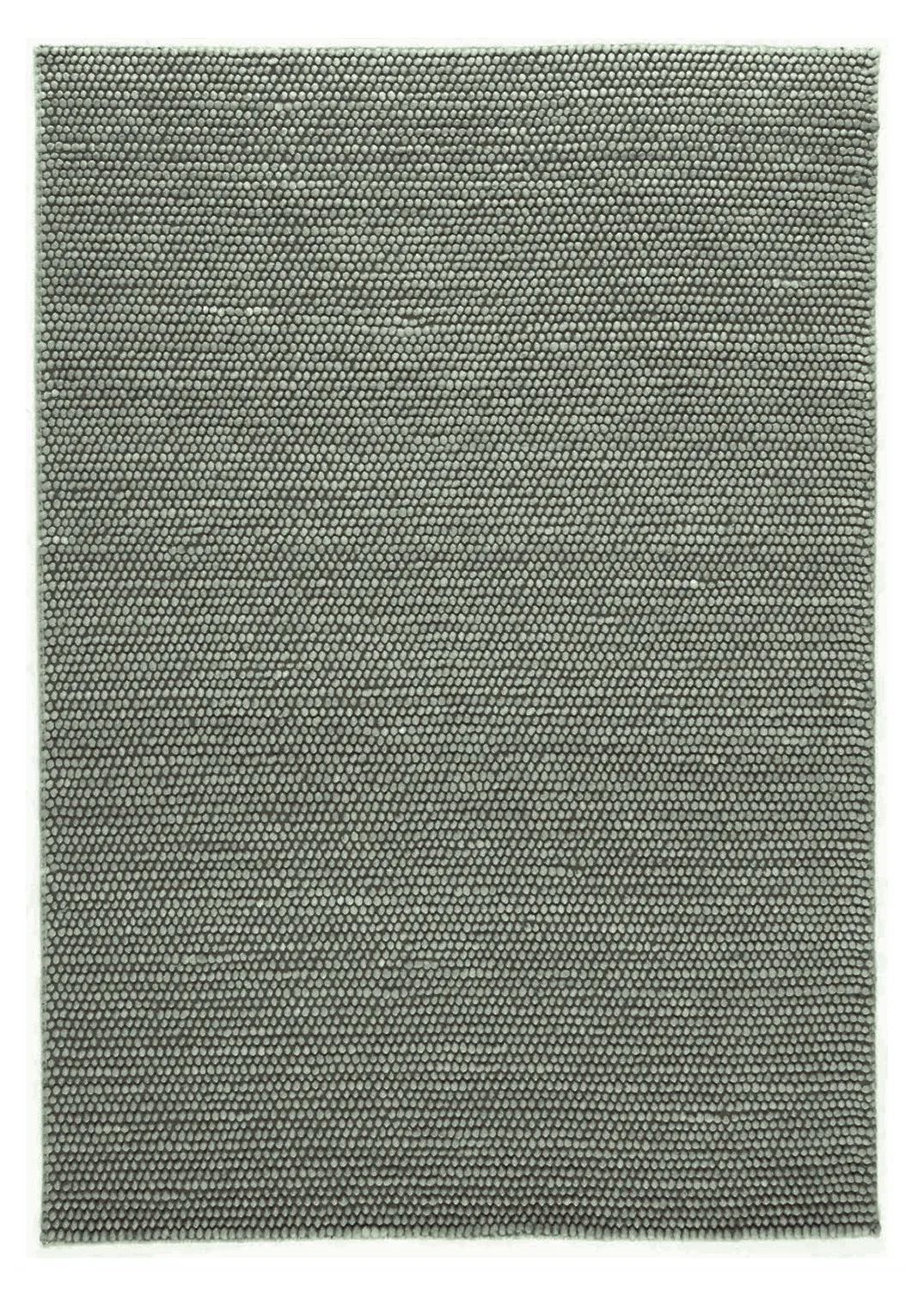 Wollen-vloerkleed - Avafors Wool Bubble (grijs/groen)