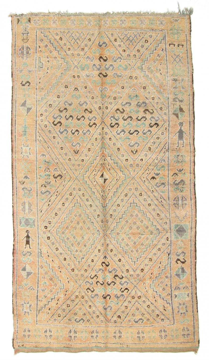 Kelim Marokkaanse Berber tapijt Azilal 240 x 170 cm