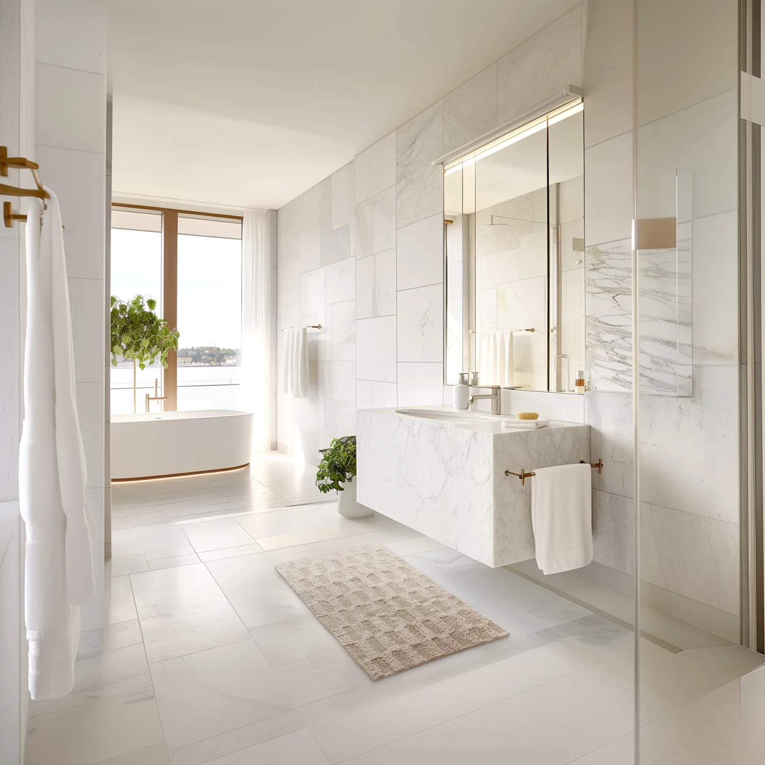 Badmat - Bevin (beige)