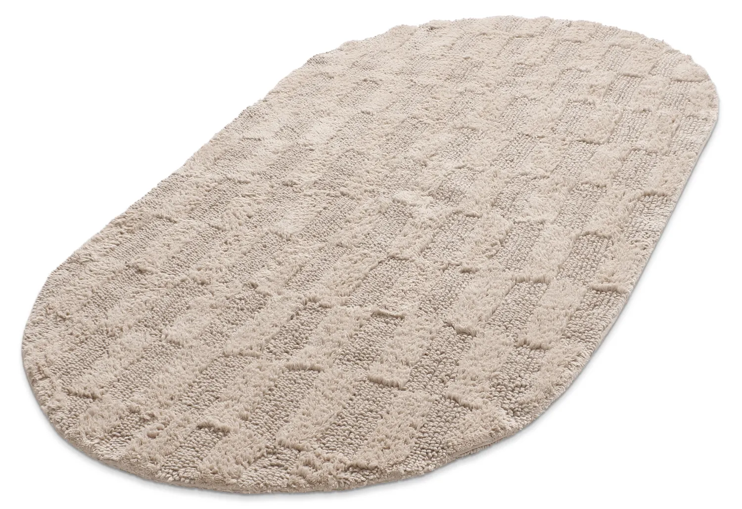 Ovale badmat - Bevin (beige)