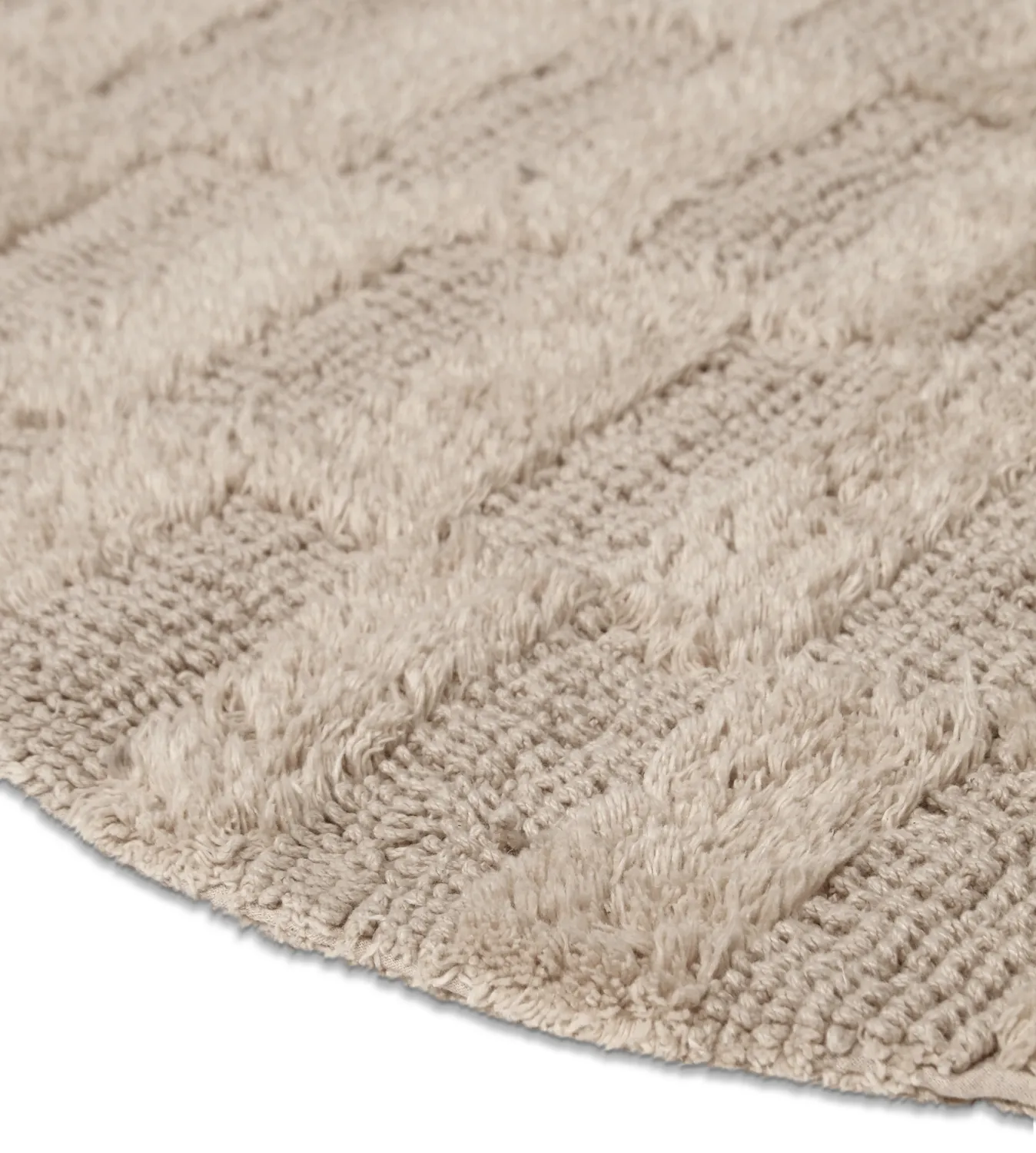 Ovale badmat - Bevin (beige)