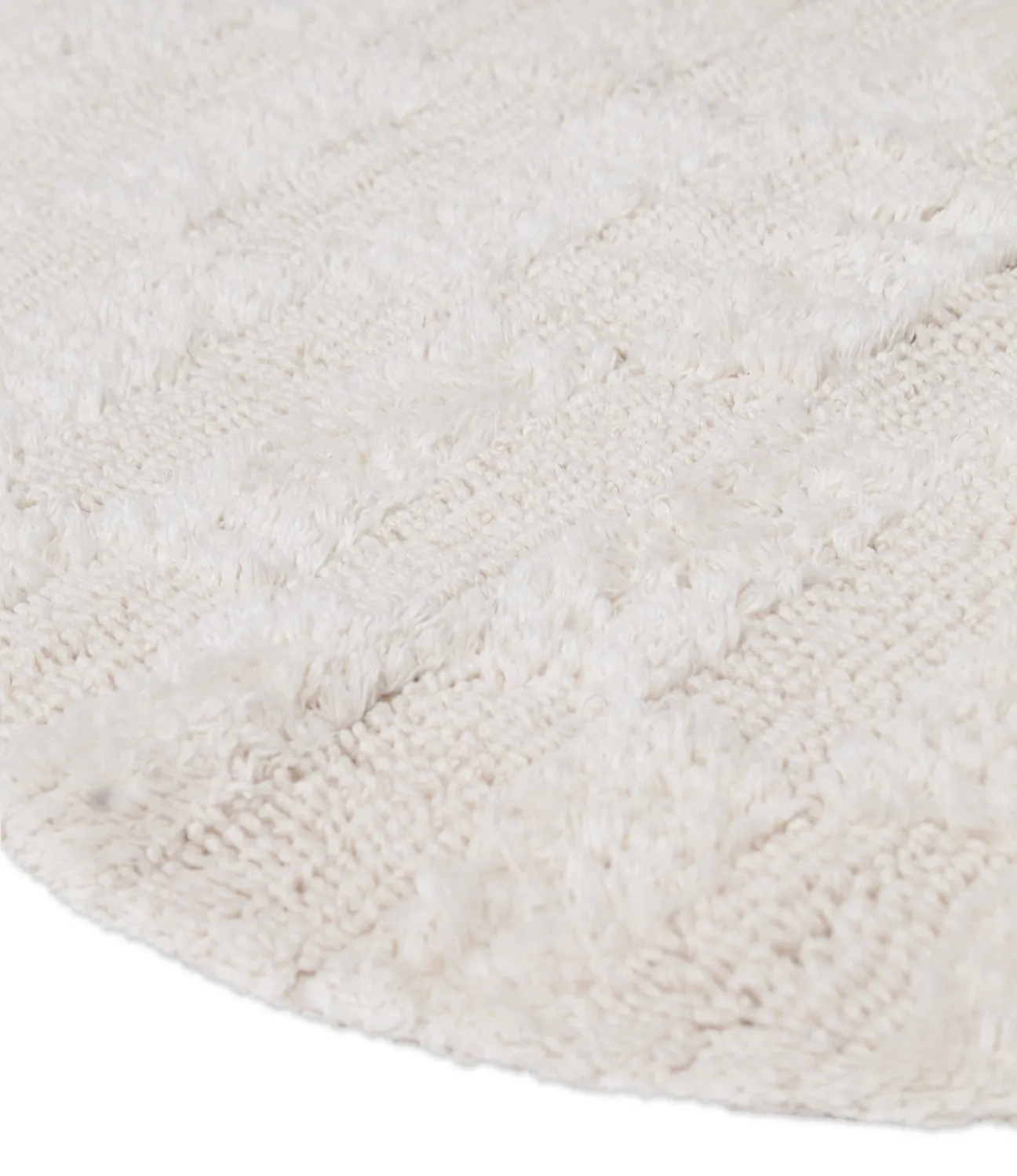 Ovale badmat - Bevin (gebroken wit)