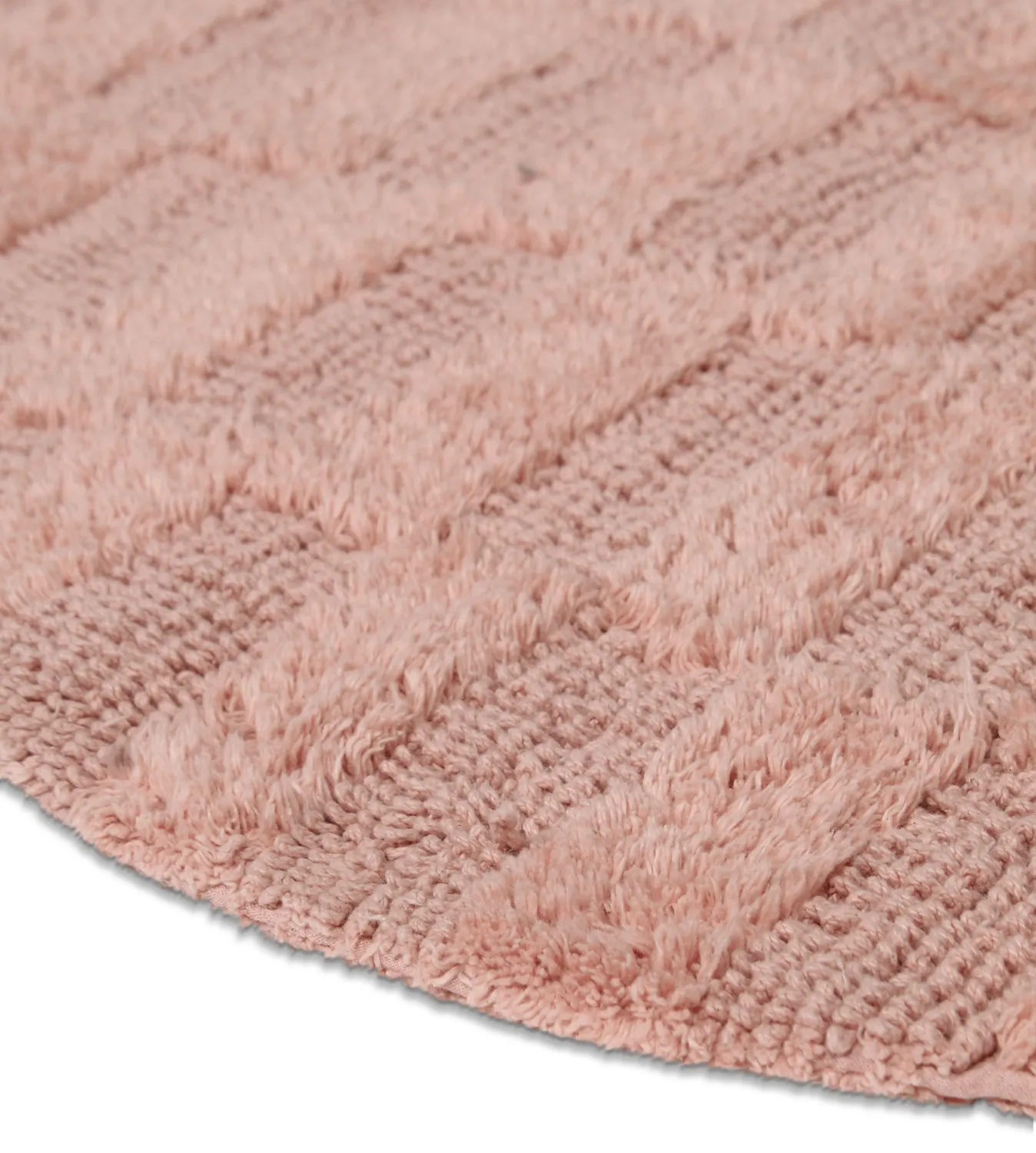 Ovale badmat - Bevin (roze)