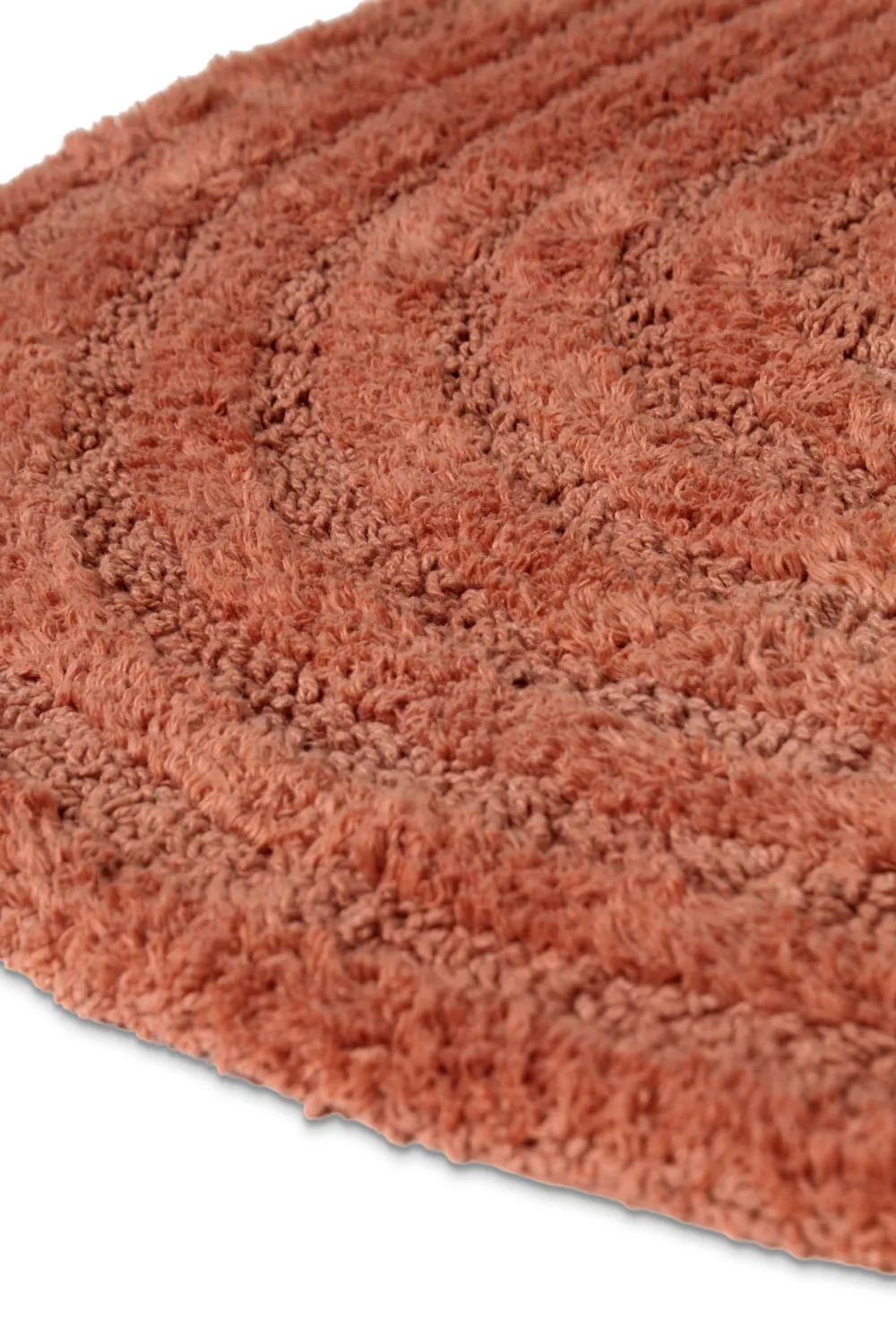 Ovale badmat - Embla (terracotta)