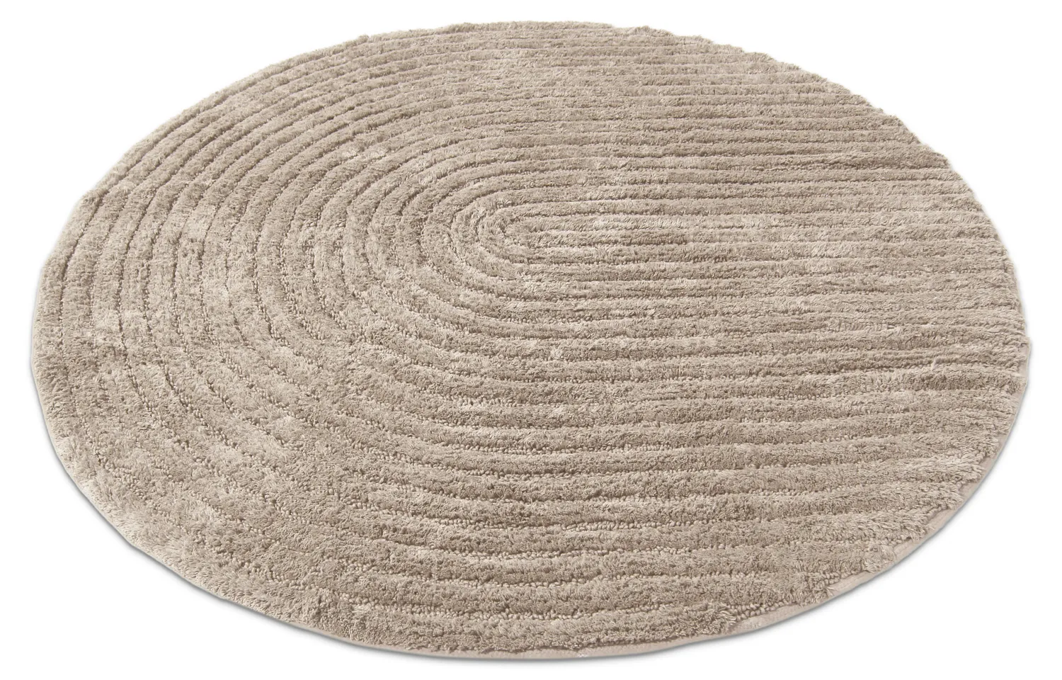 Ronde Badmat - Evena (beige)