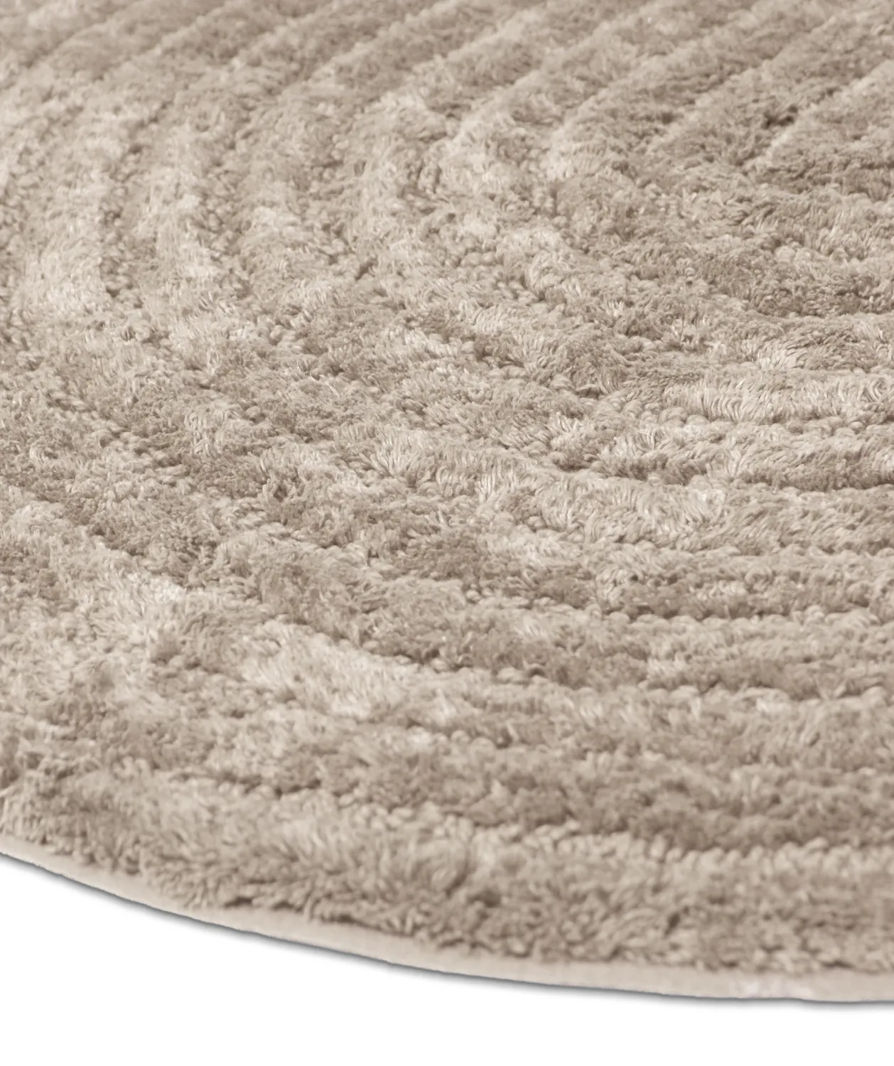 Ronde Badmat - Evena (beige)