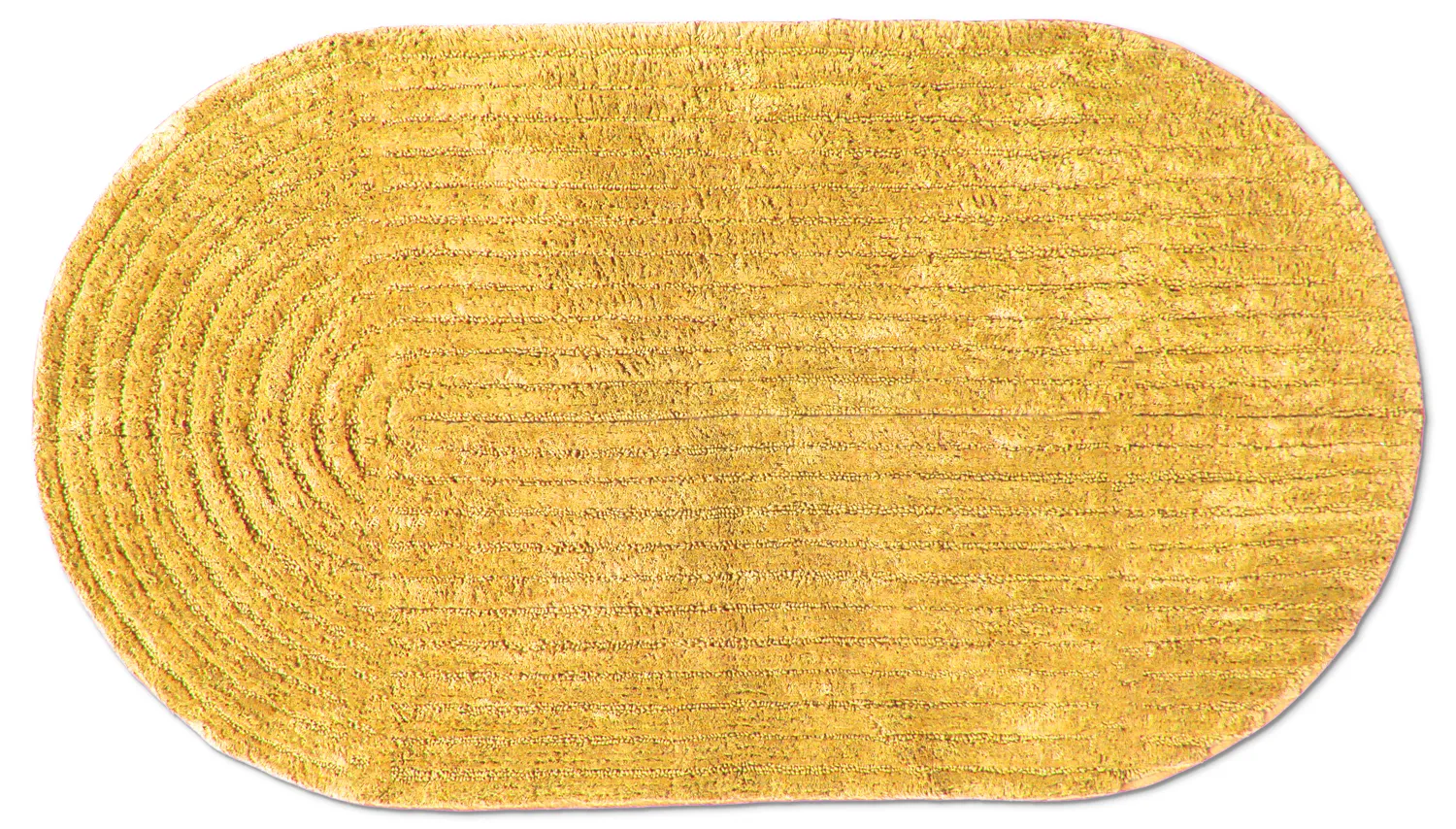 Ovale badmat - Evena (geel)