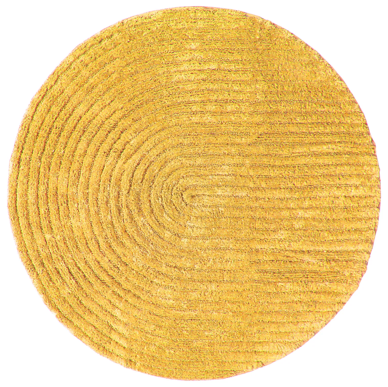 Ronde Badmat - Evena (geel)