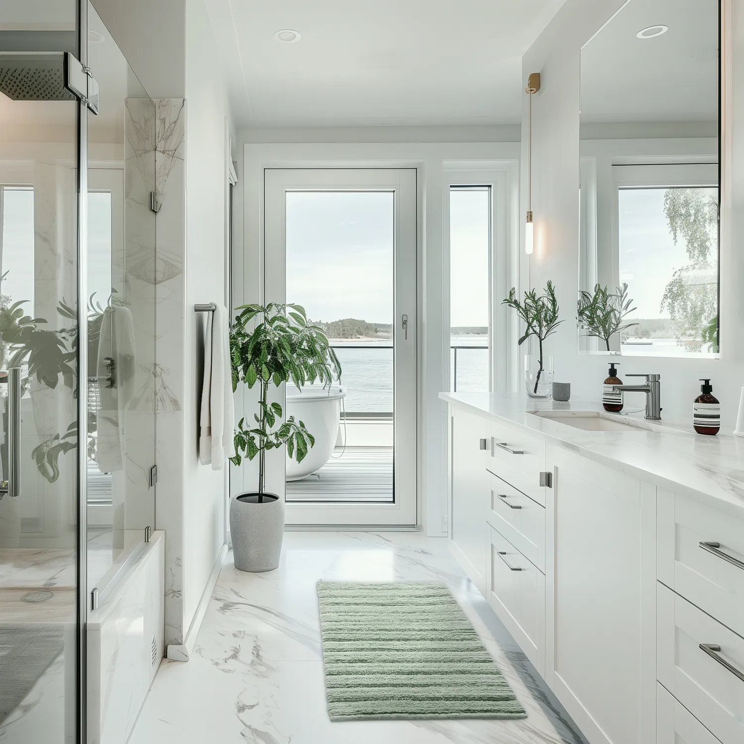 Badmat - Franny (licht groen)