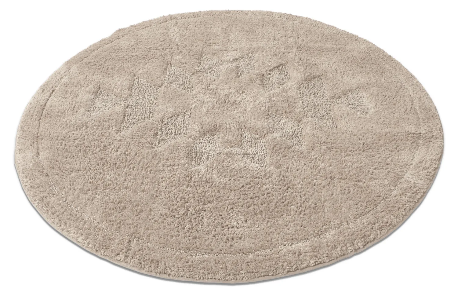 Ronde Badmat - Gertie (beige)