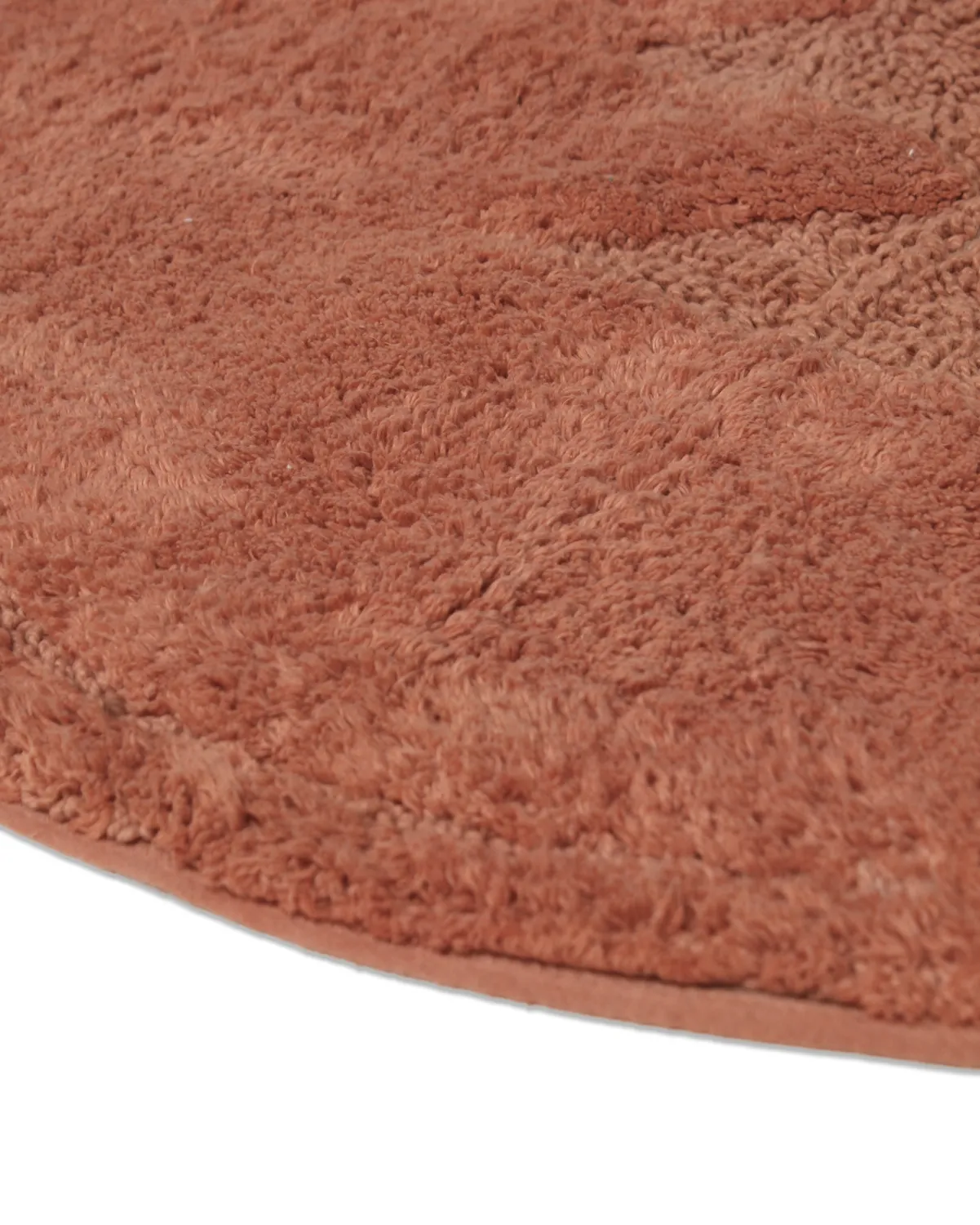 Ronde Badmat - Gertie (terracotta)