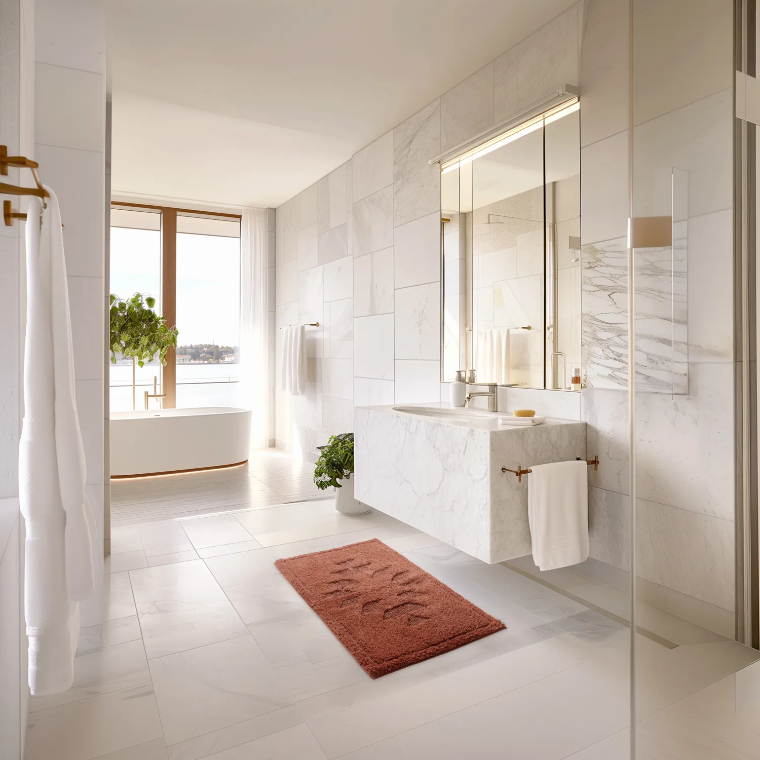 Badmat - Gertie (terracotta)