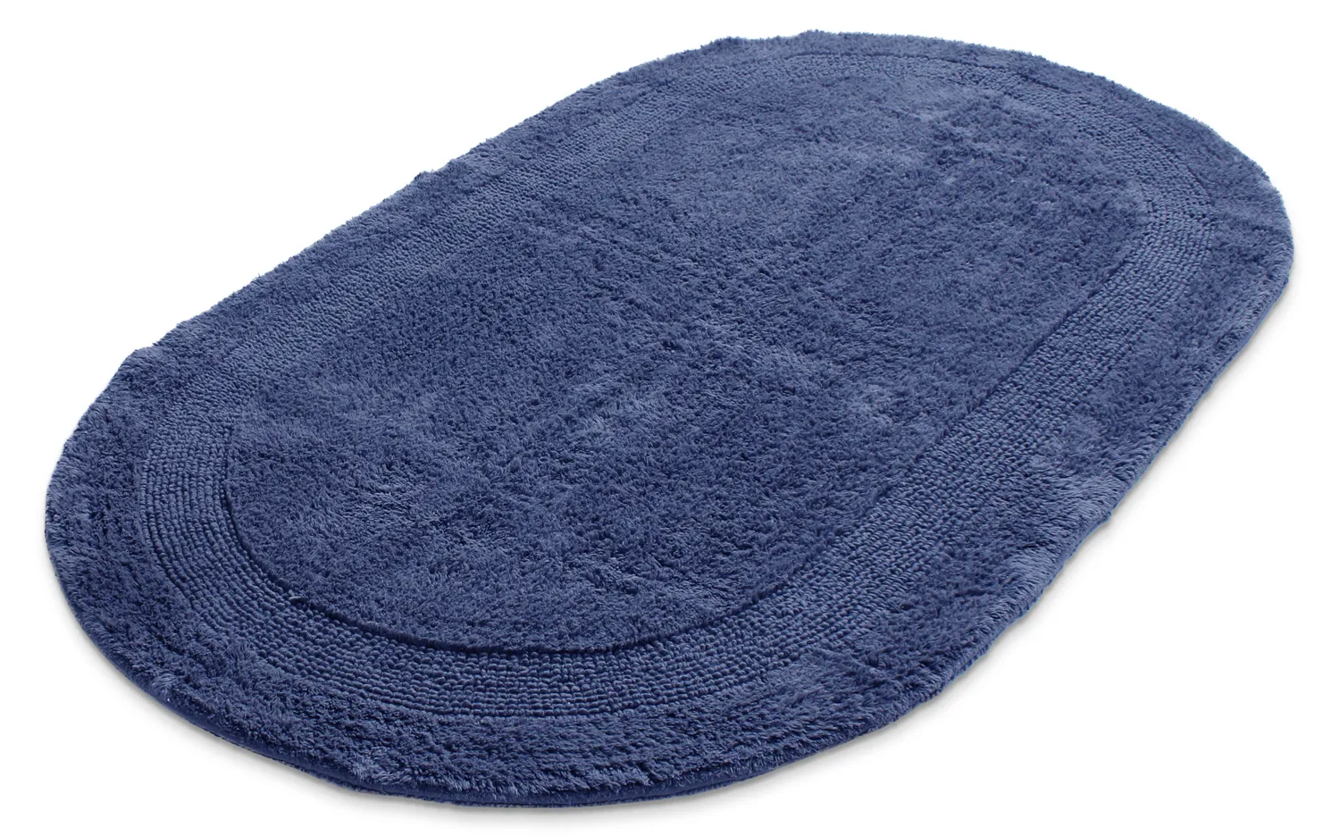 Ovale badmat - Nila (blauw)