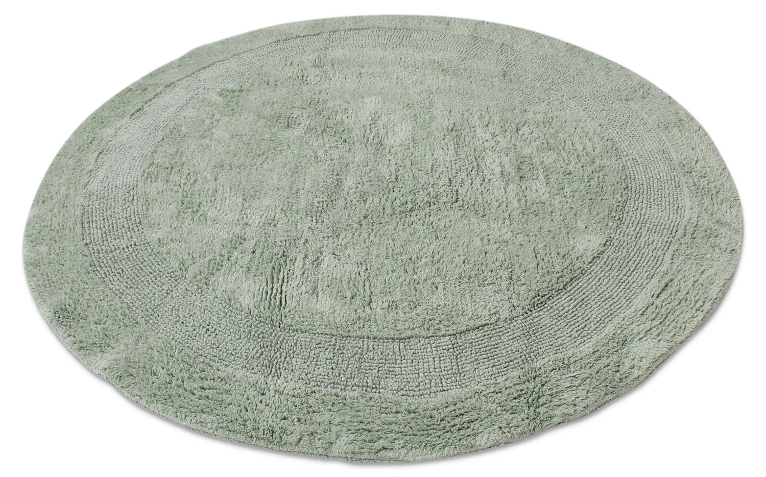 Ronde Badmat - Nila (licht groen)