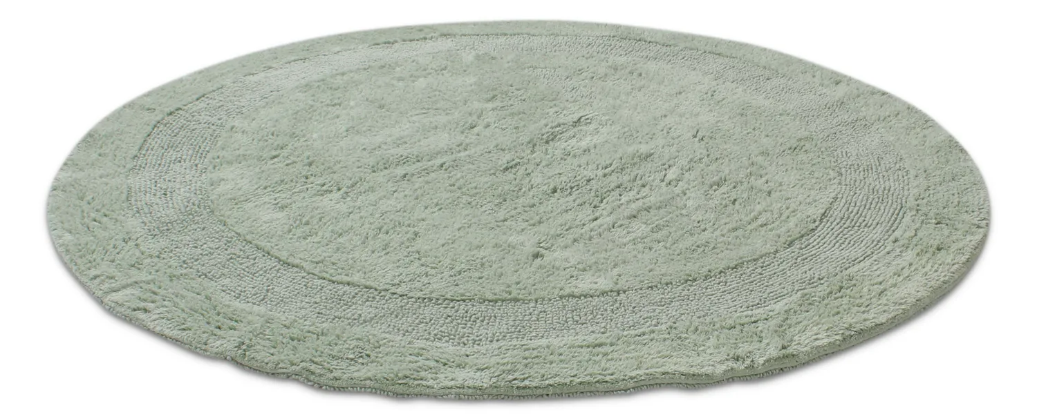 Ronde Badmat - Nila (licht groen)