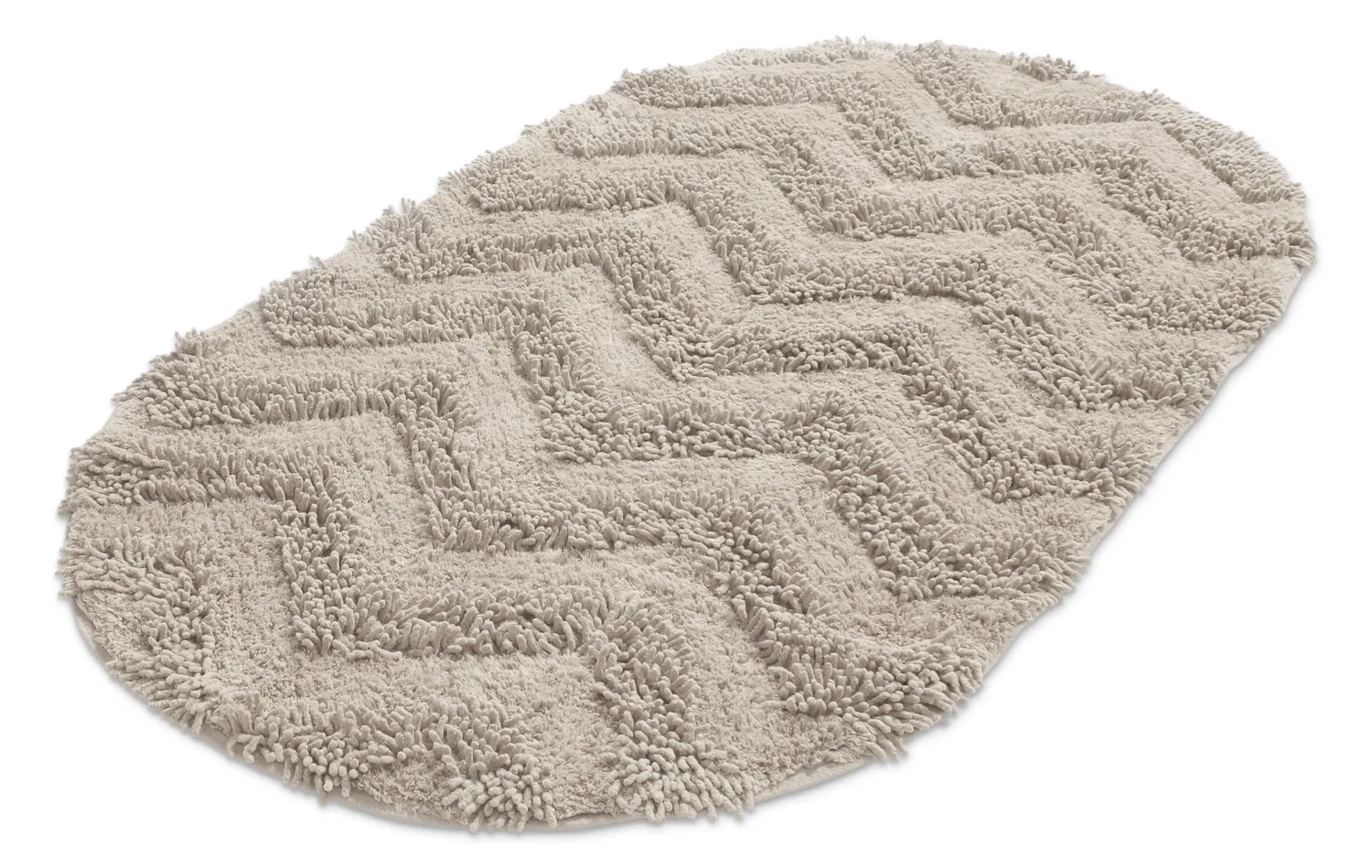 Ovale badmat - Tressa (beige)