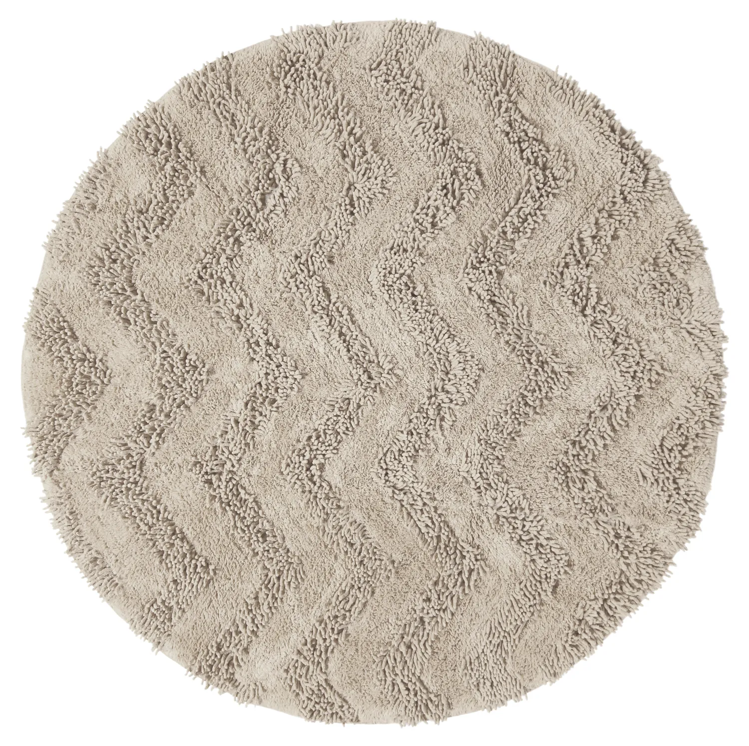 Ronde Badmat - Tressa (beige)