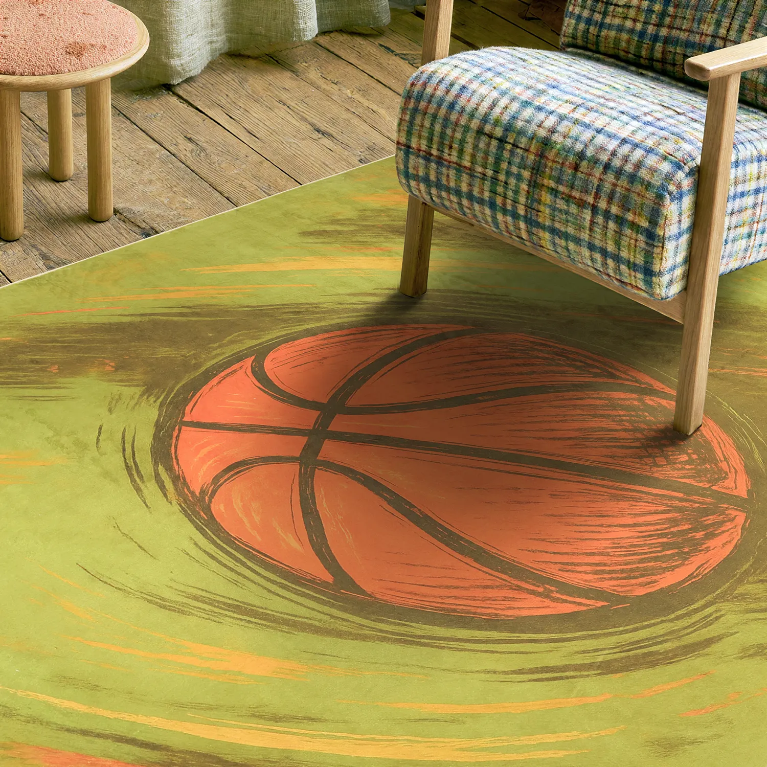 Kinderkleed - Basketball (groente)