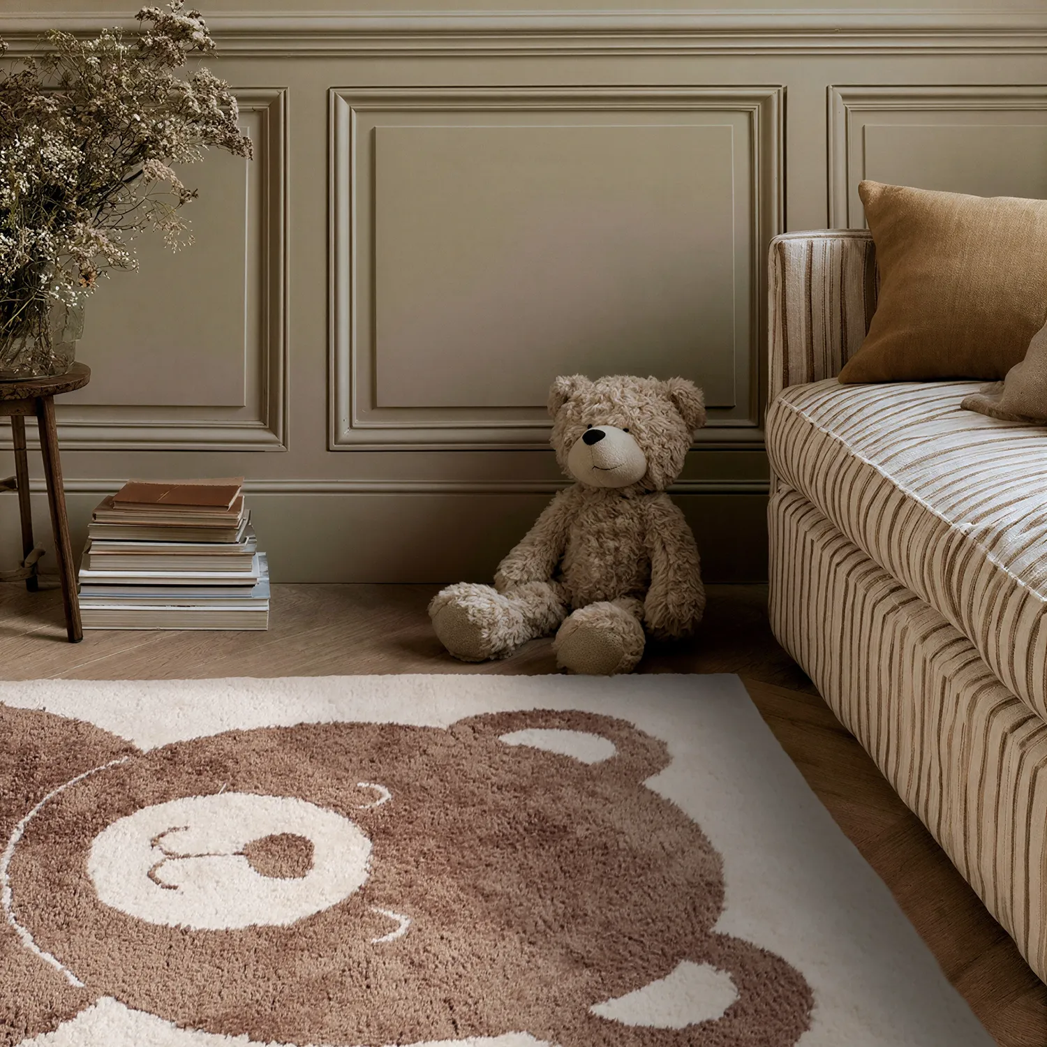 Kinderkleed - Soft Teddybear (crème/bruin)