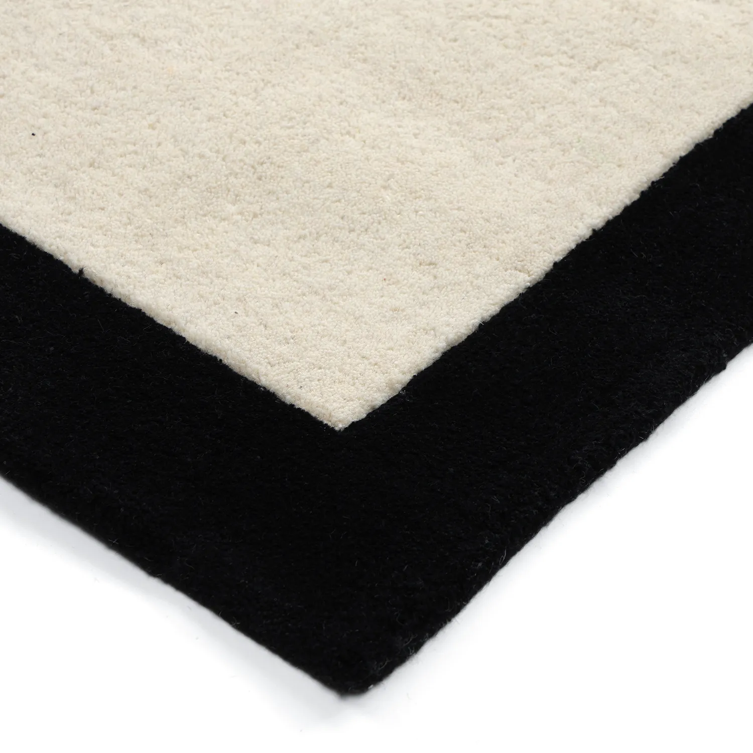 Kinderkleed - Zebra Hand Tufted Wool Premium (beige/zwart)
