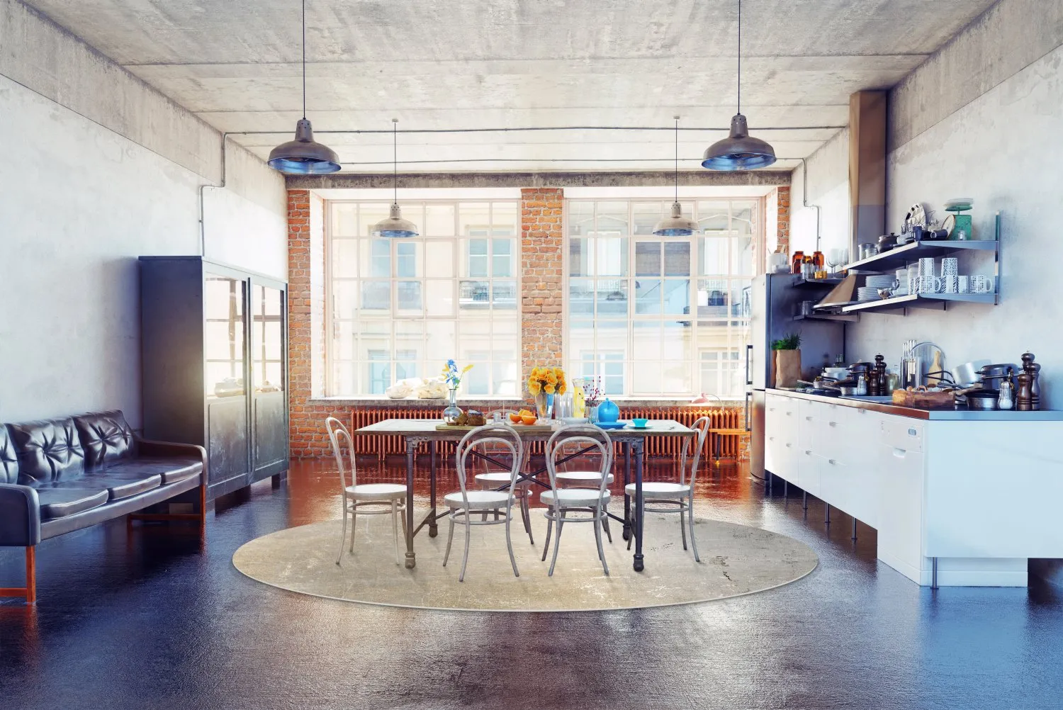 Rond vloerkleed - Toledo (beige)