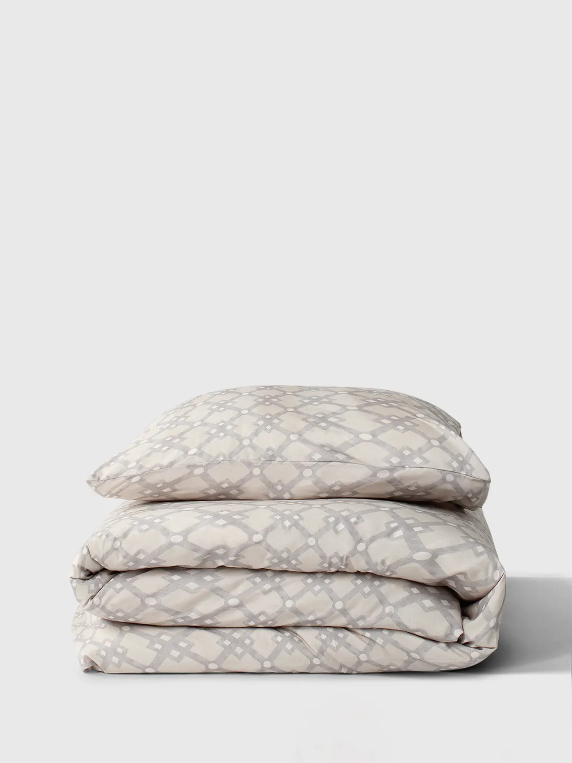 Dekbedovertrek set - Belinda (beige)