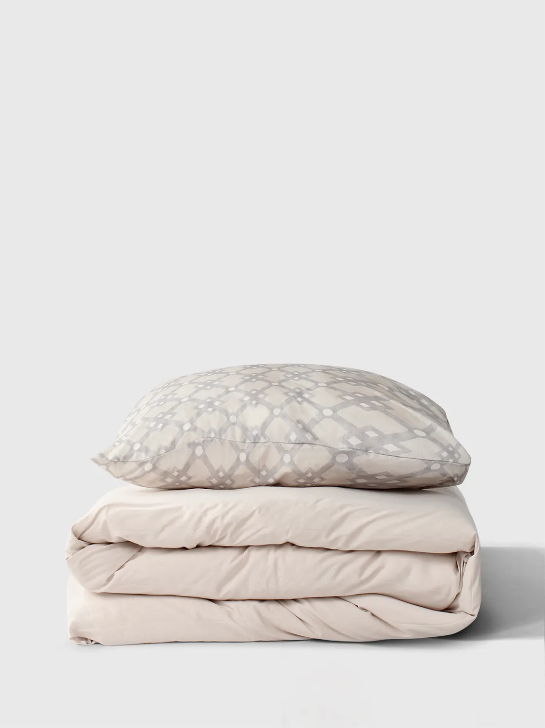 Dekbedovertrek set - Belinda (beige)