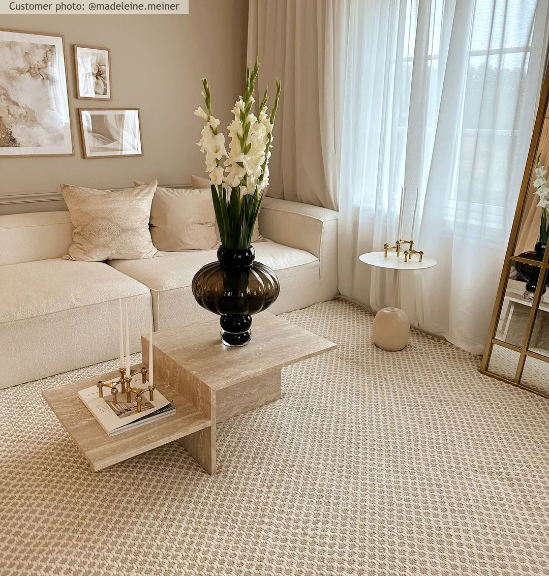 Wollen-vloerkleed - Belize (Beige)