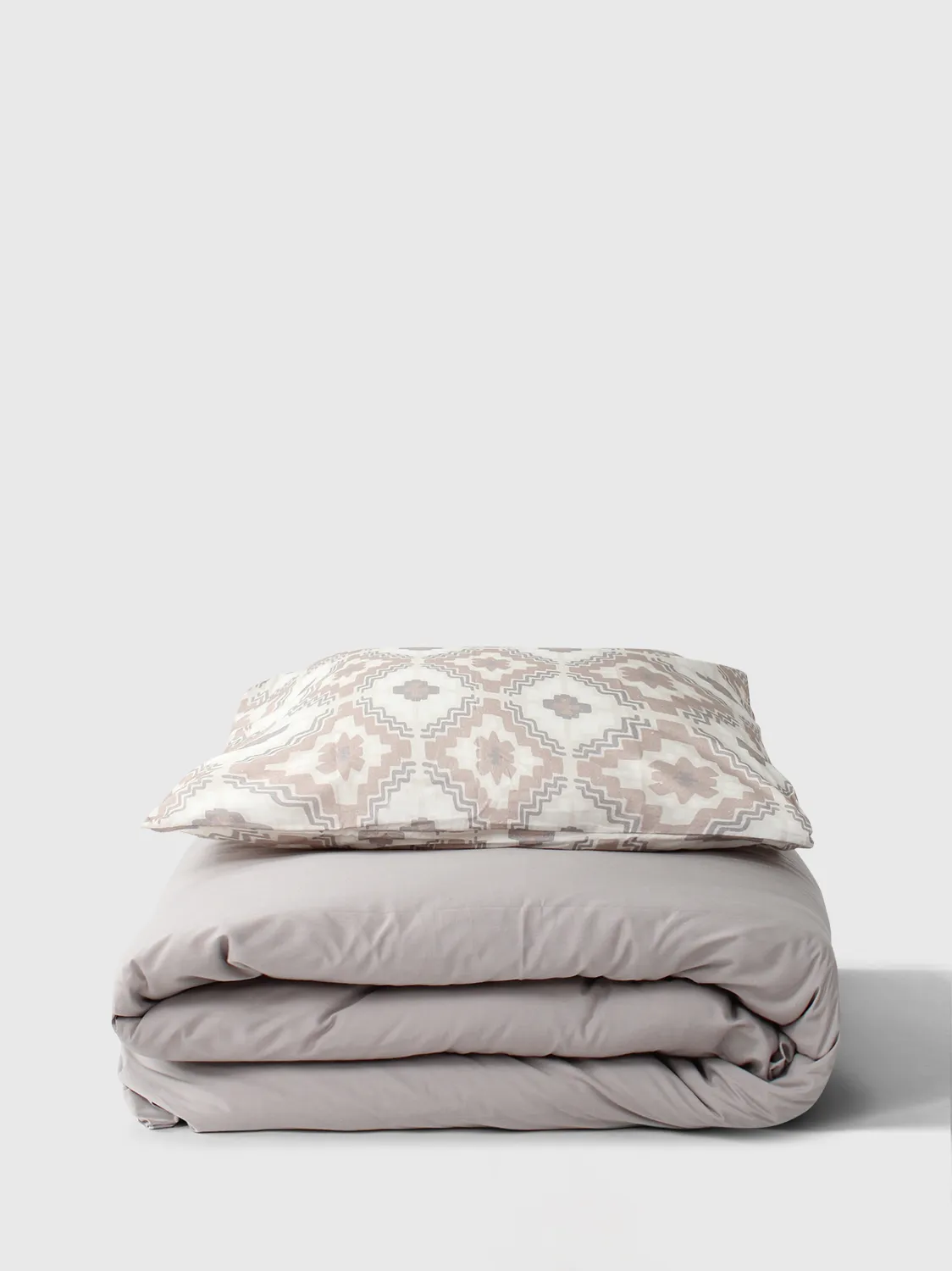 Dekbedovertrek set - Benita (beige)