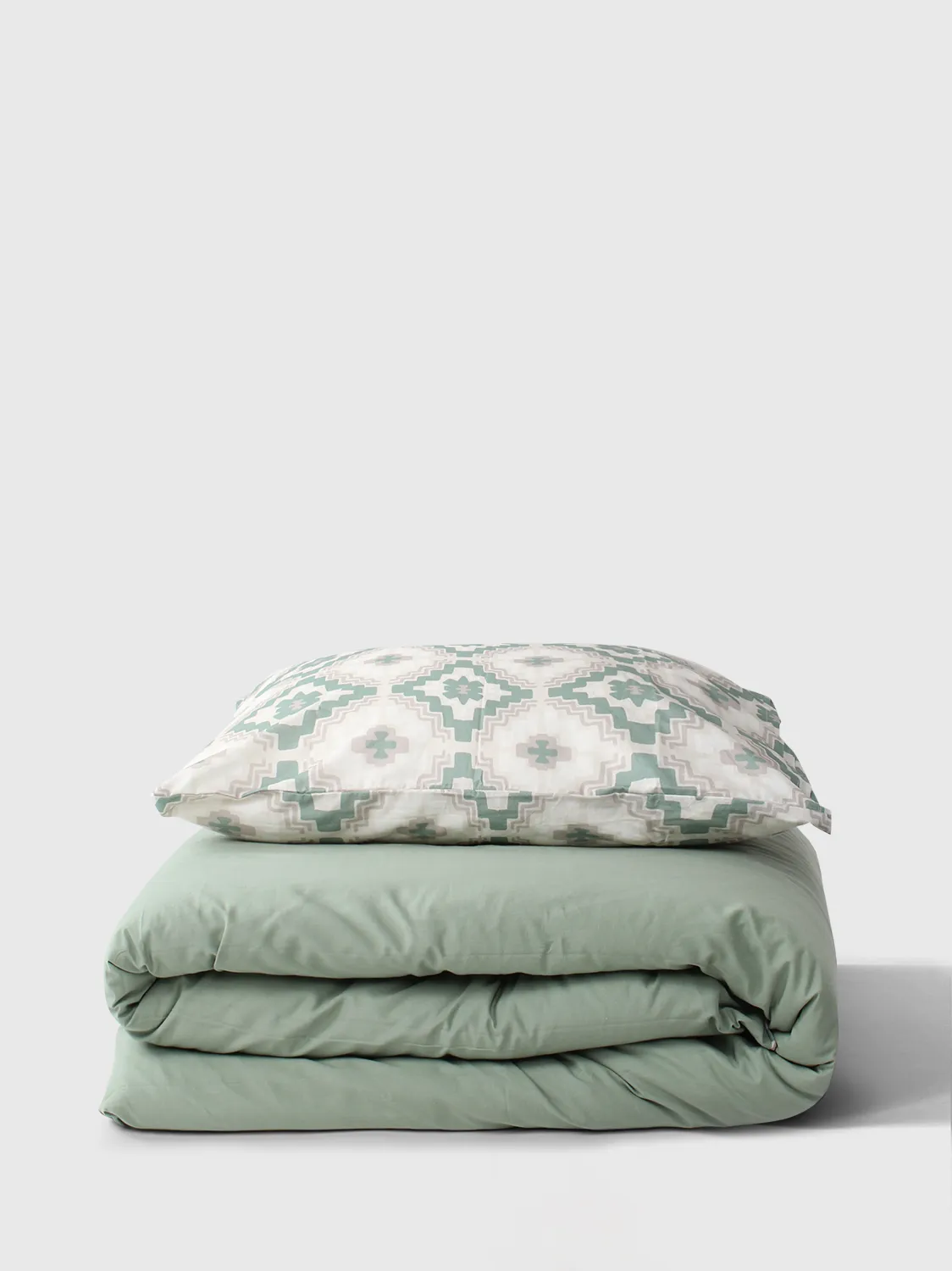 Dekbedovertrek set - Benita (groen)