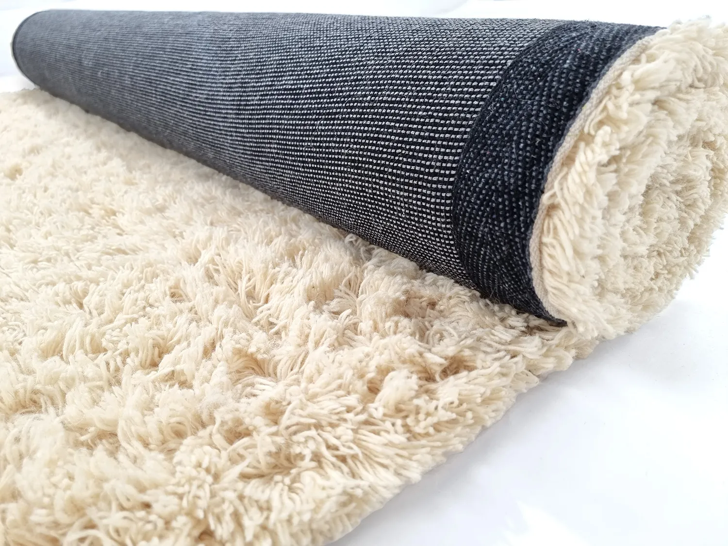 Wollen-vloerkleed - Aliste Wool Shaggy (alabaster gleam)