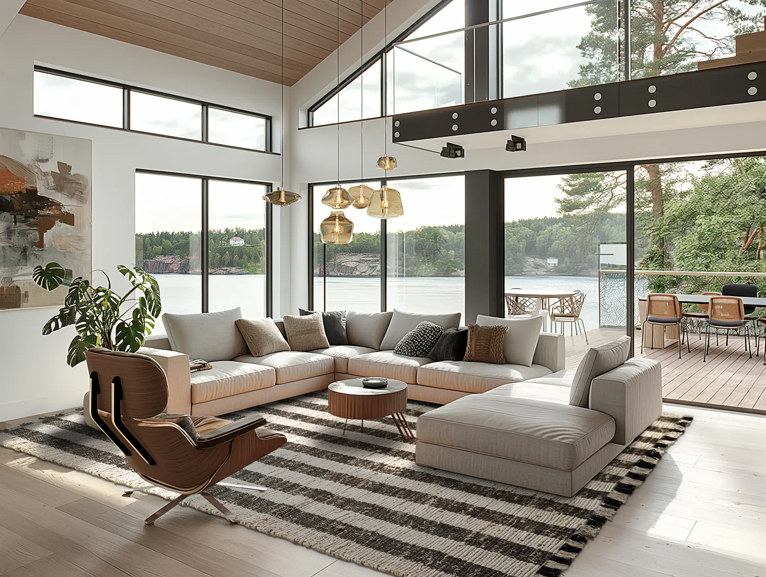 Vloerkleed Katoen - Hedda (zwart)