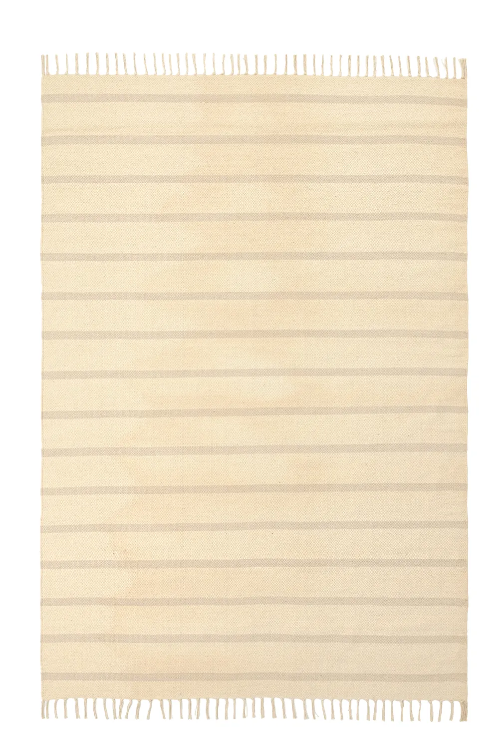 Vloerkleed Katoen - Helle (offwhite/grijs)