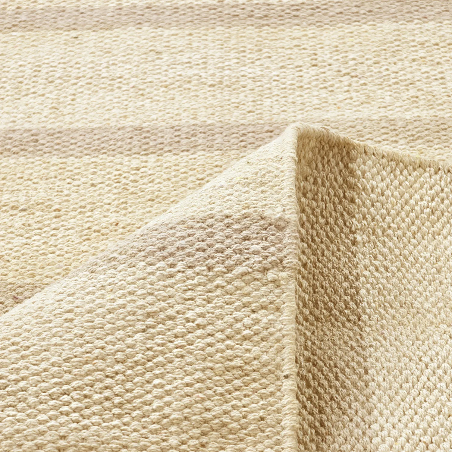 Vloerkleed Katoen - Helle (offwhite/grijs)