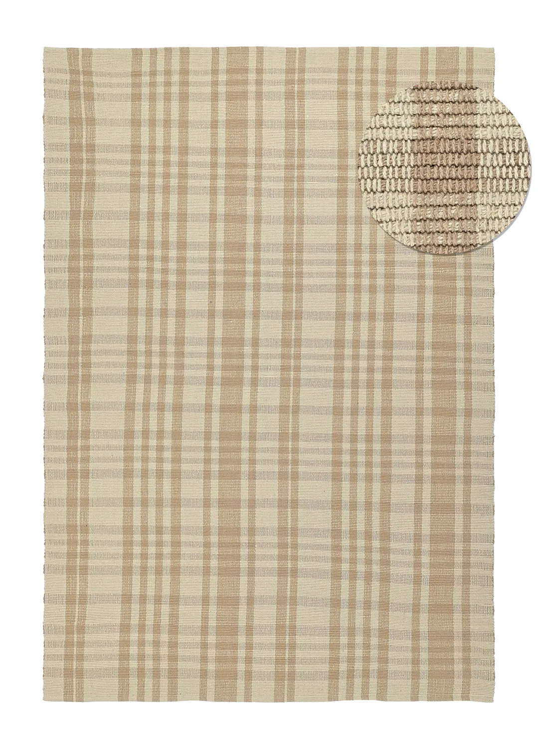 Vloerkleed Katoen - Husvik (beige)