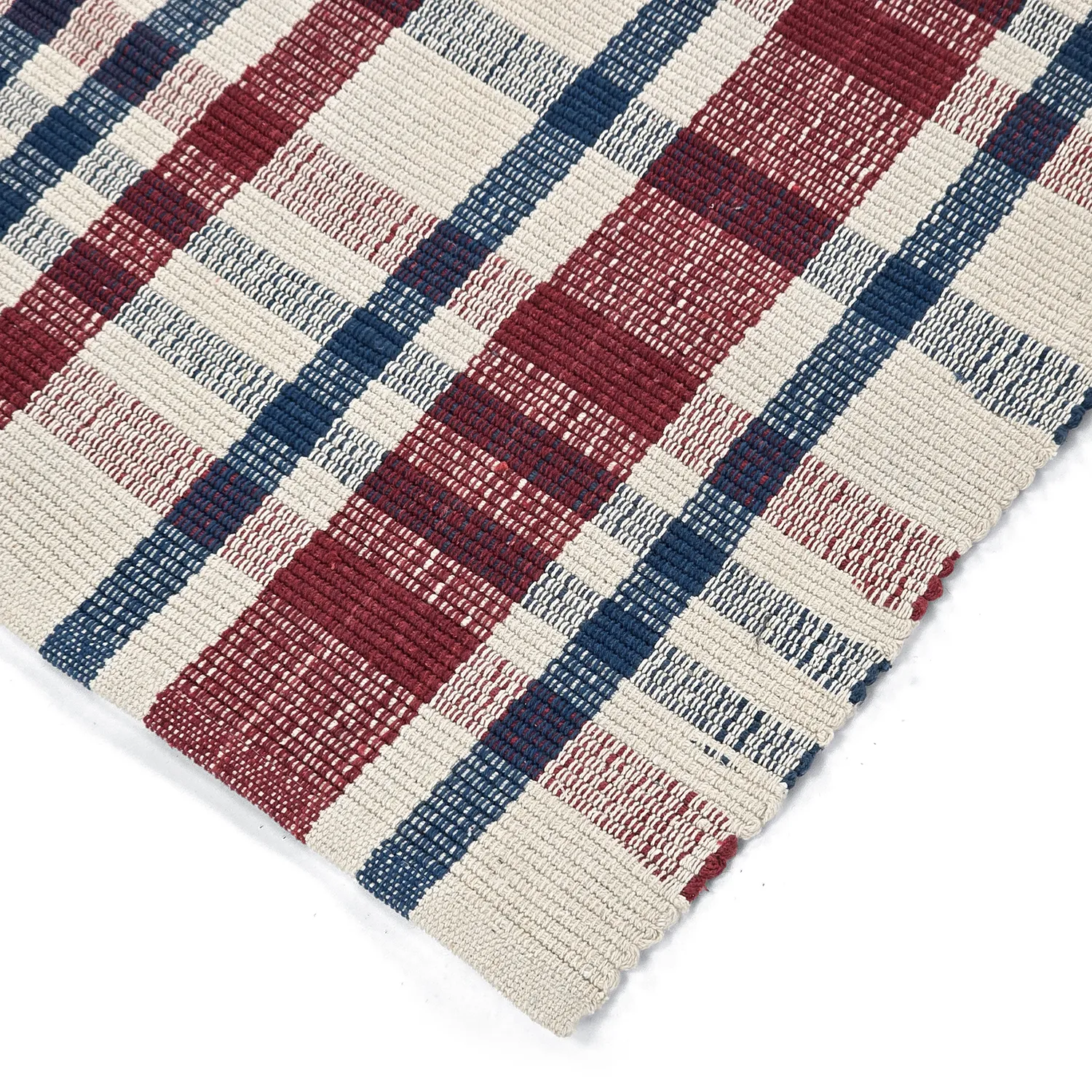 Vloerkleed Katoen - Husvik (crème/multikleur)