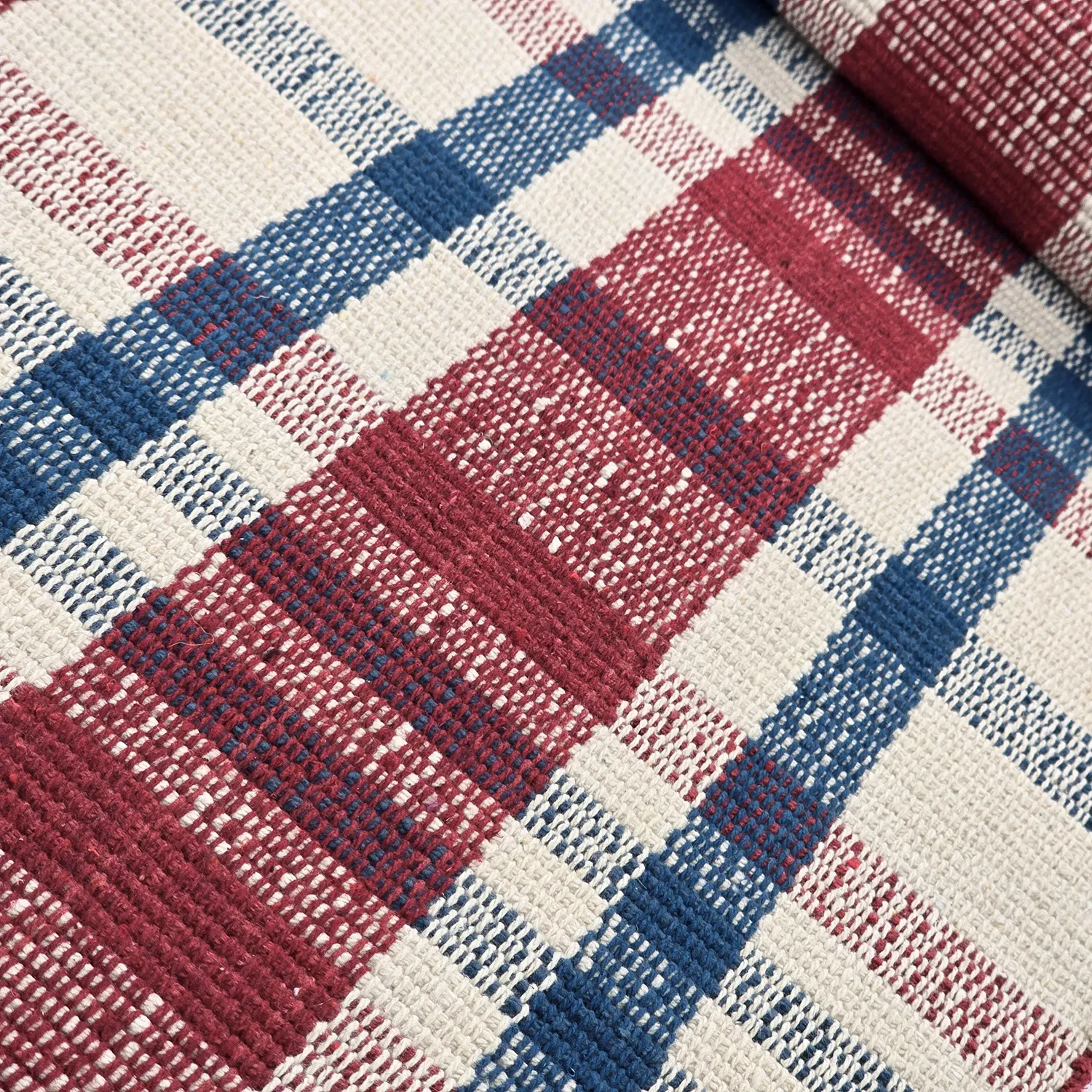 Vloerkleed Katoen - Husvik (crème/multikleur)