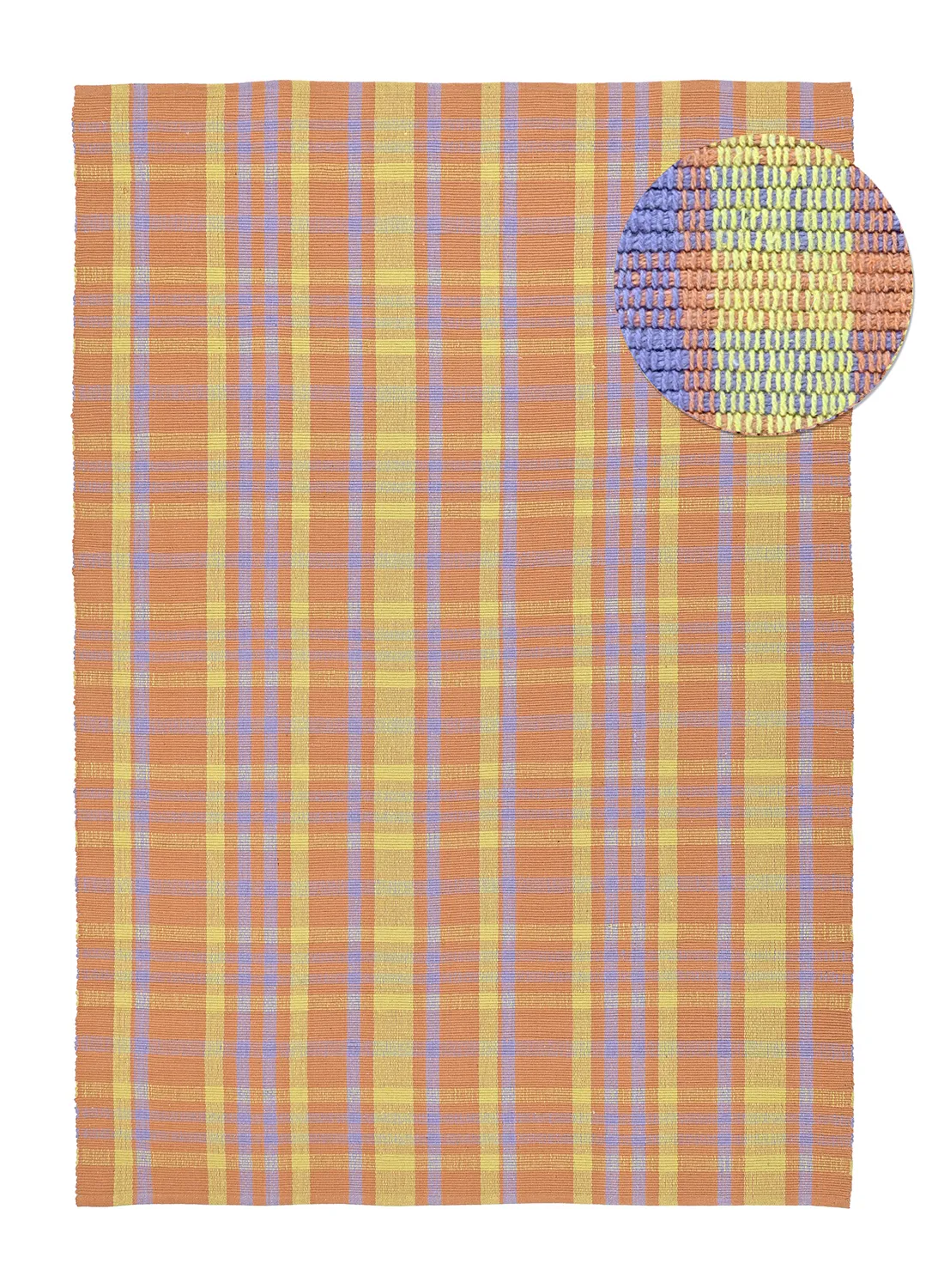 Vloerkleed Katoen - Husvik (koraal/multikleur)