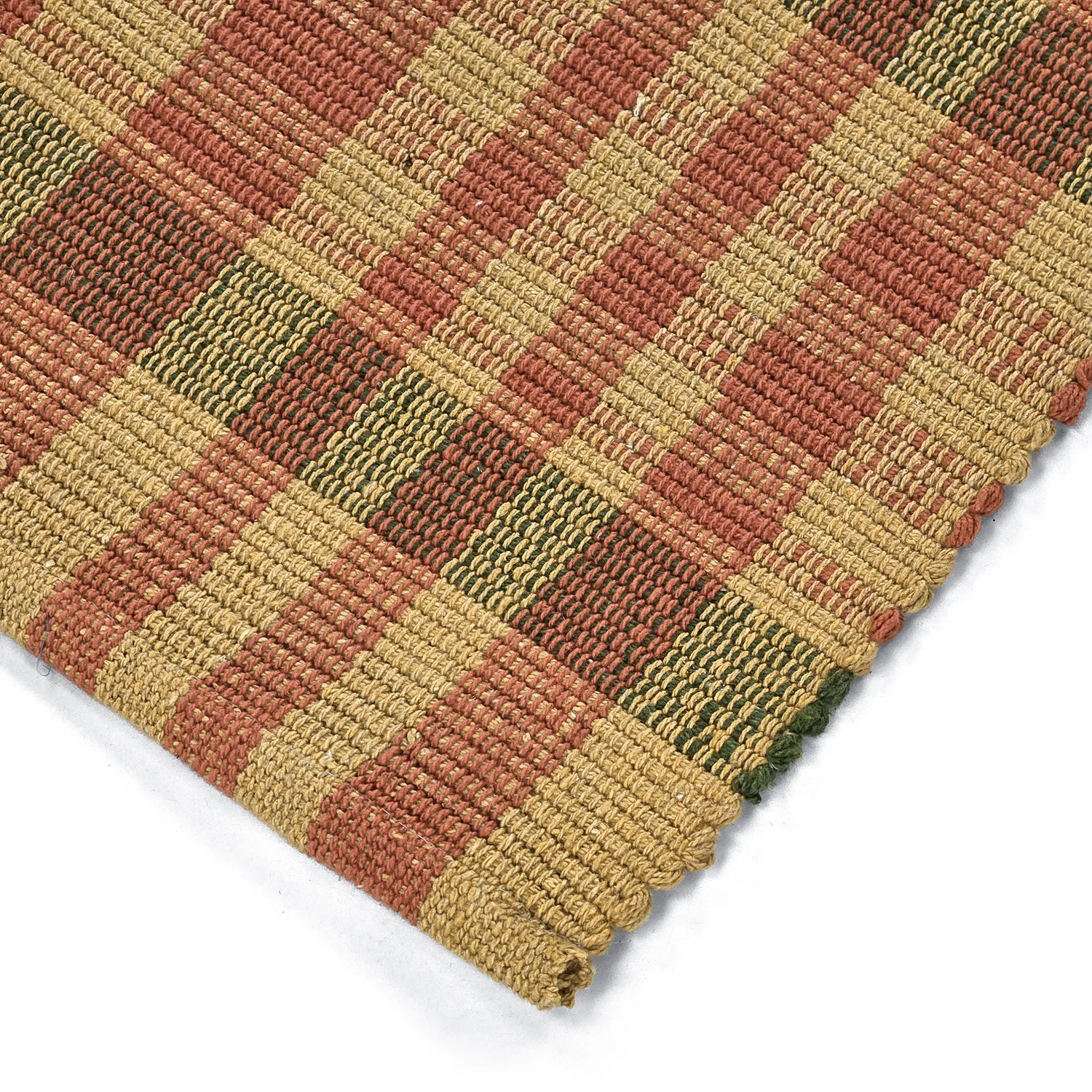 Vloerkleed Katoen - Husvik (mosterd/multikleur)