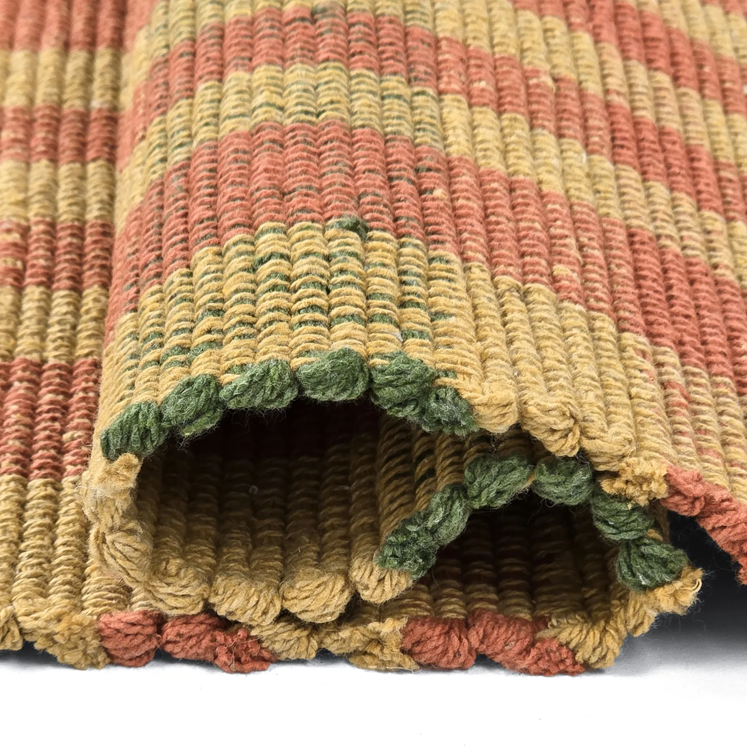 Vloerkleed Katoen - Husvik (mosterd/multikleur)